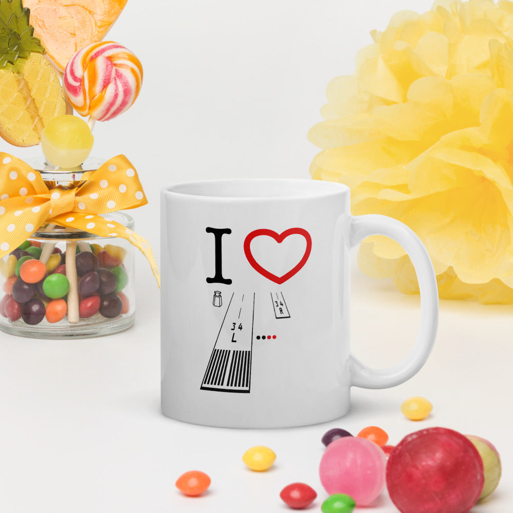 Van Nuys Airport Runways 16L / 16R - 34L / 34R - 11 oz. mug