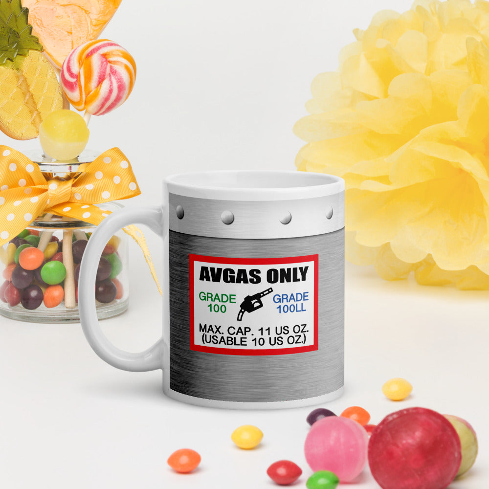 AVGAS / 100LL fuel only - 11 oz. mug