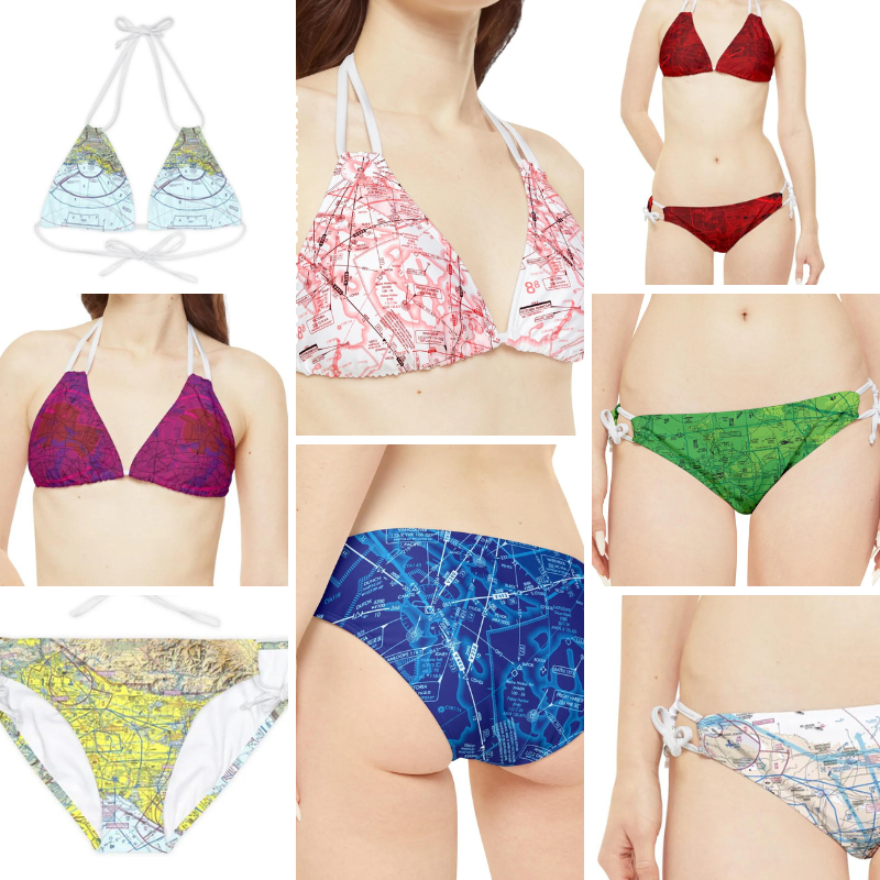 Strappy bikinis