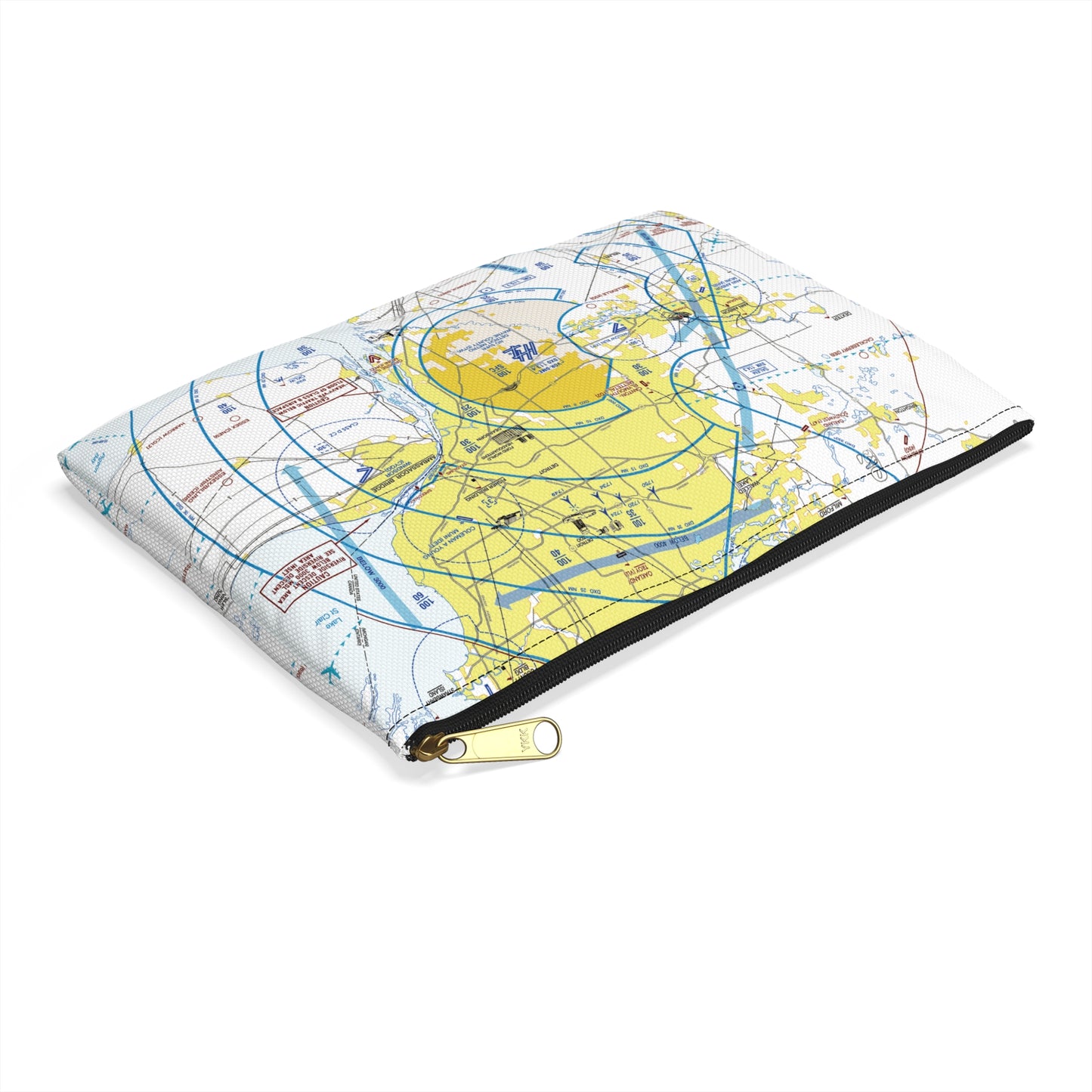 Detroit Flyway Chart Accessory Pouch
