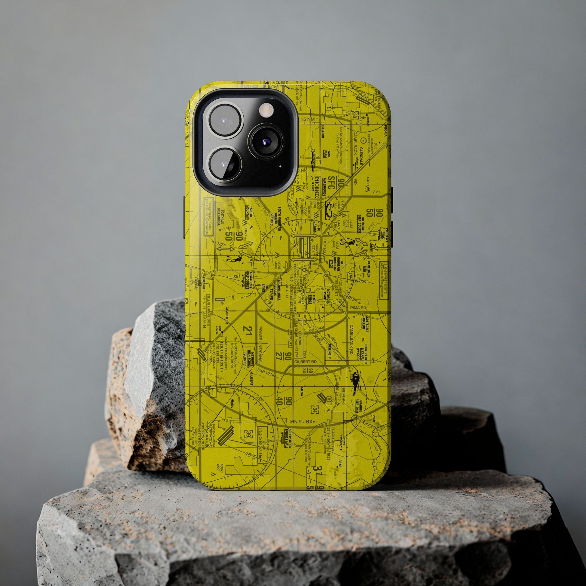Phoenix TAC Chart tough phone cases (yellow)