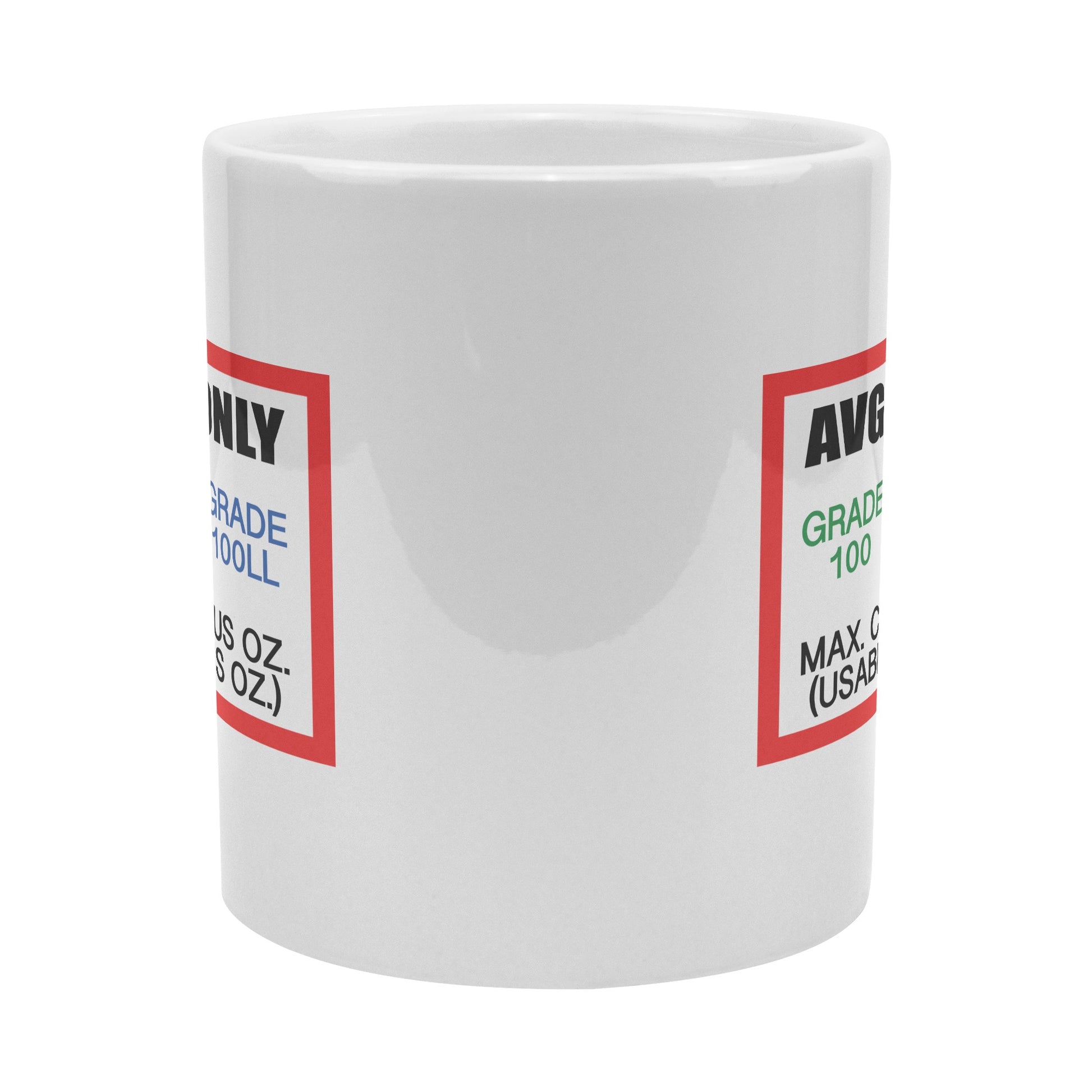 AVGAS / 100LL fuel only 20 oz. giant mug