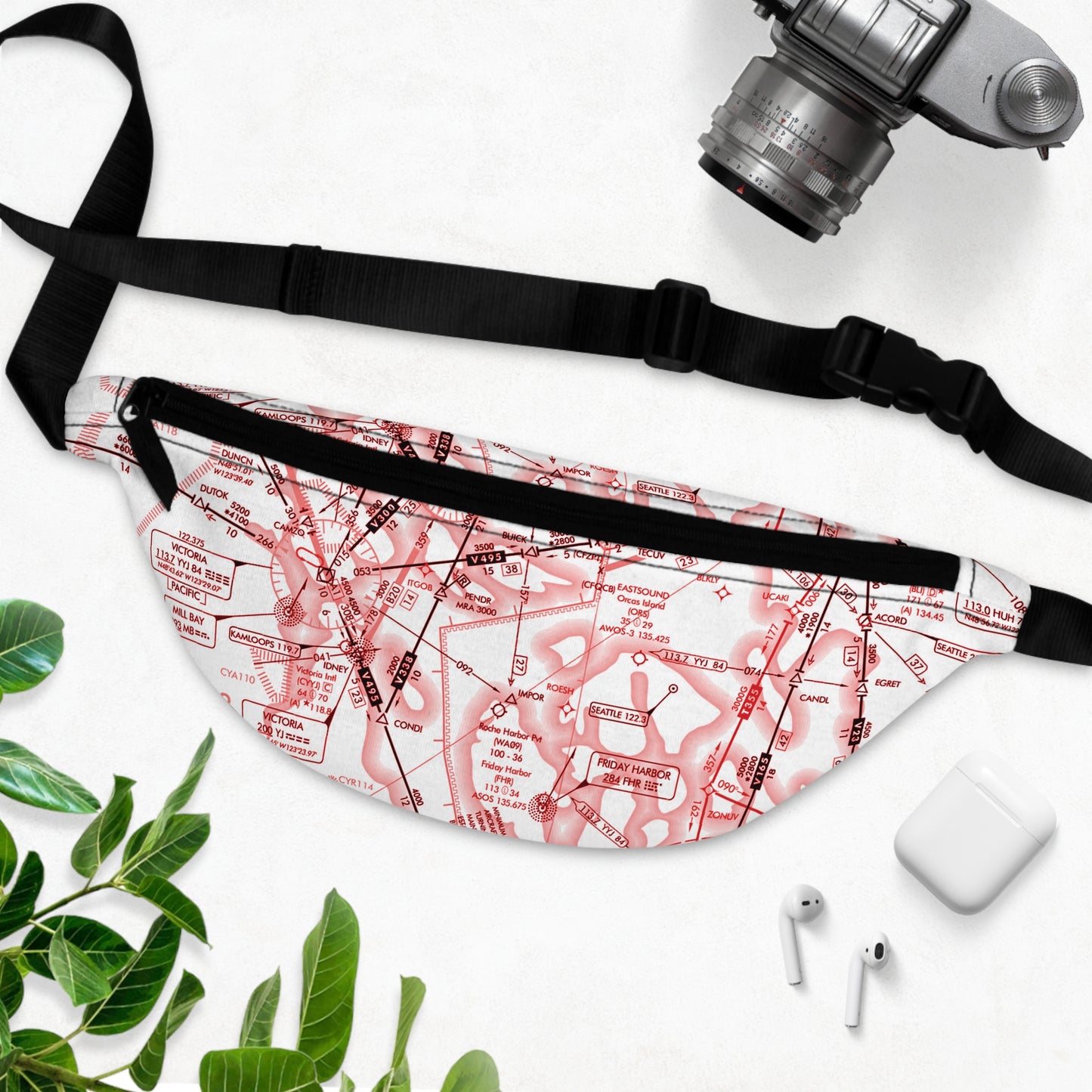 Enroute Low Altitude Chart fanny pack (ELUS1/red&white)