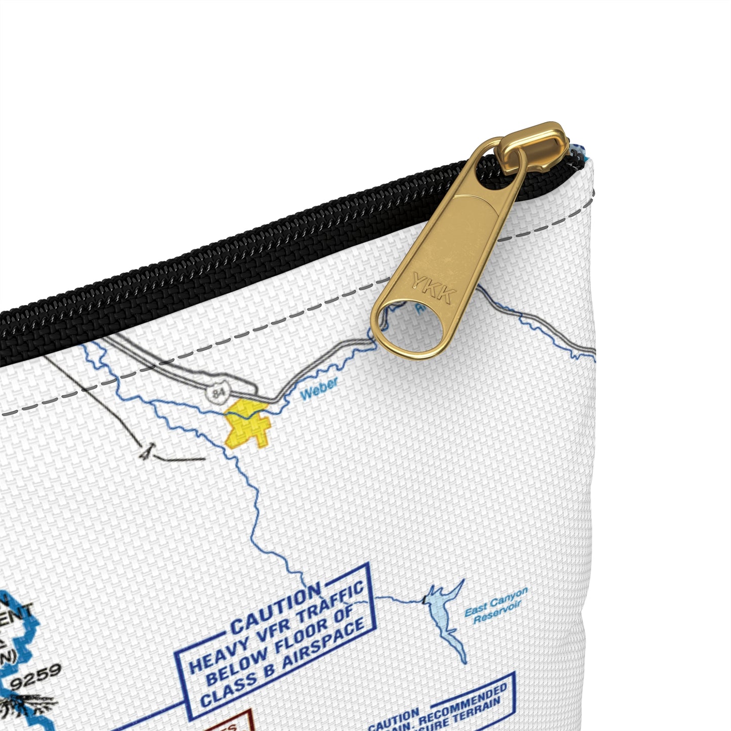 Salt Lake City Flyway Chart Accessory Pouch
