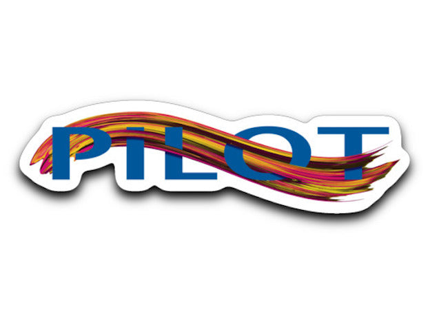Pilot Sticker Auto PILOT decals (various colors) – LAPILOTGIRL