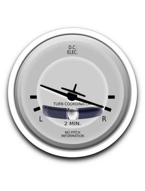 Aircraft instruments decal #2