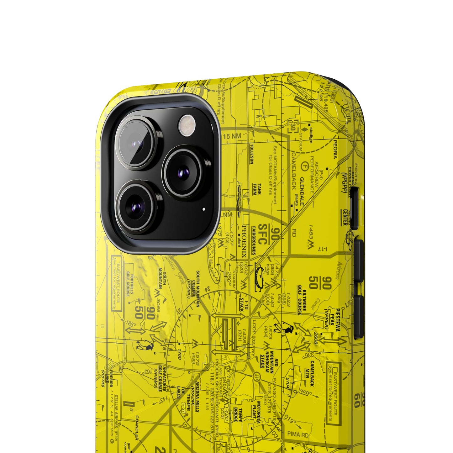 Phoenix TAC Chart tough phone cases (yellow)