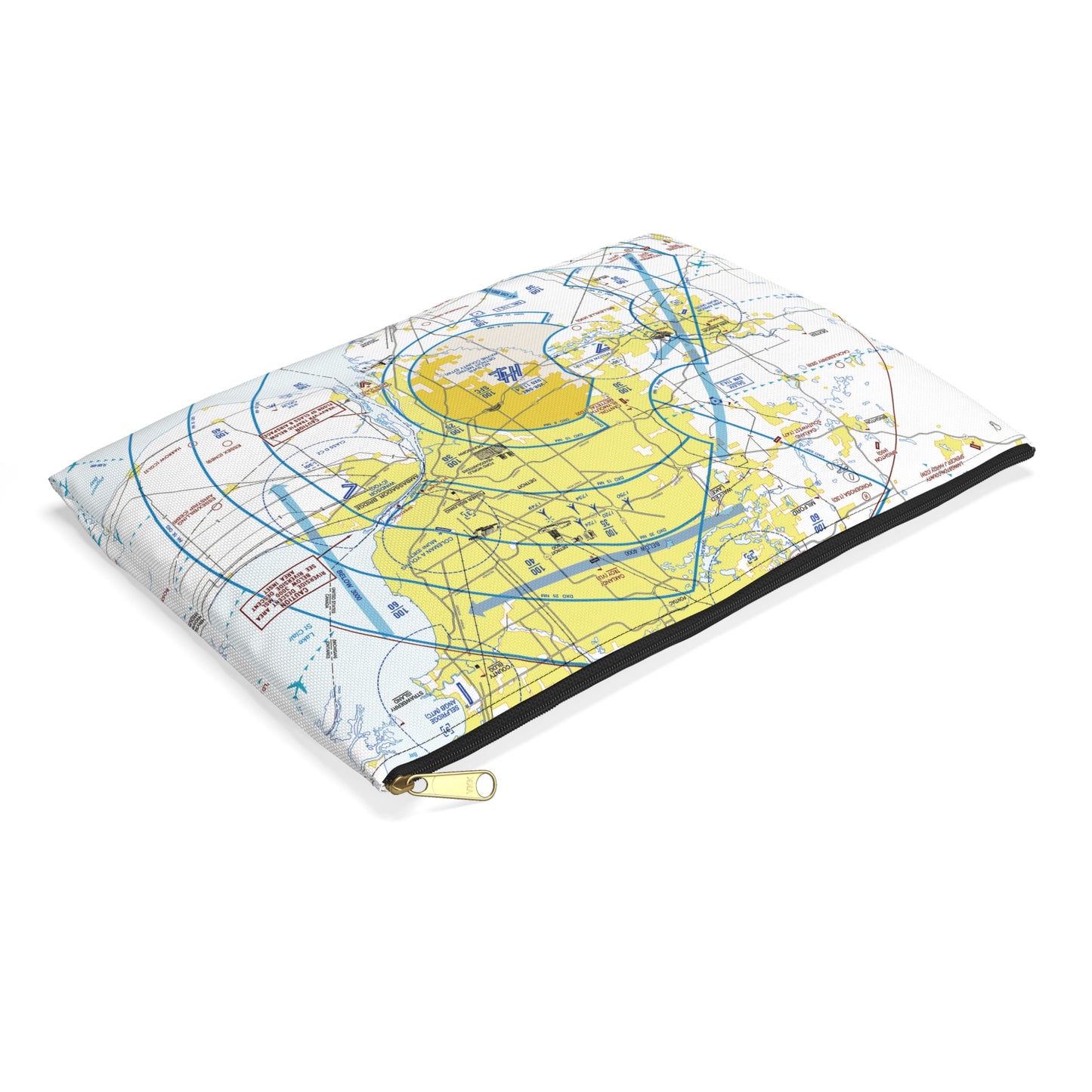Detroit Flyway Chart Accessory Pouch