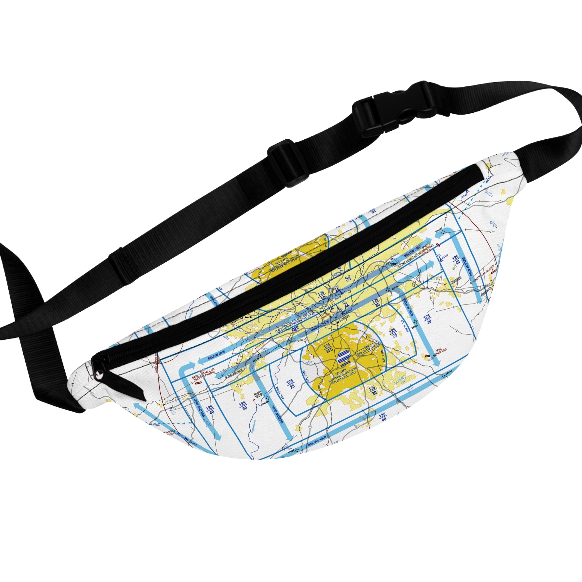 Atlanta Flyway Chart fanny pack