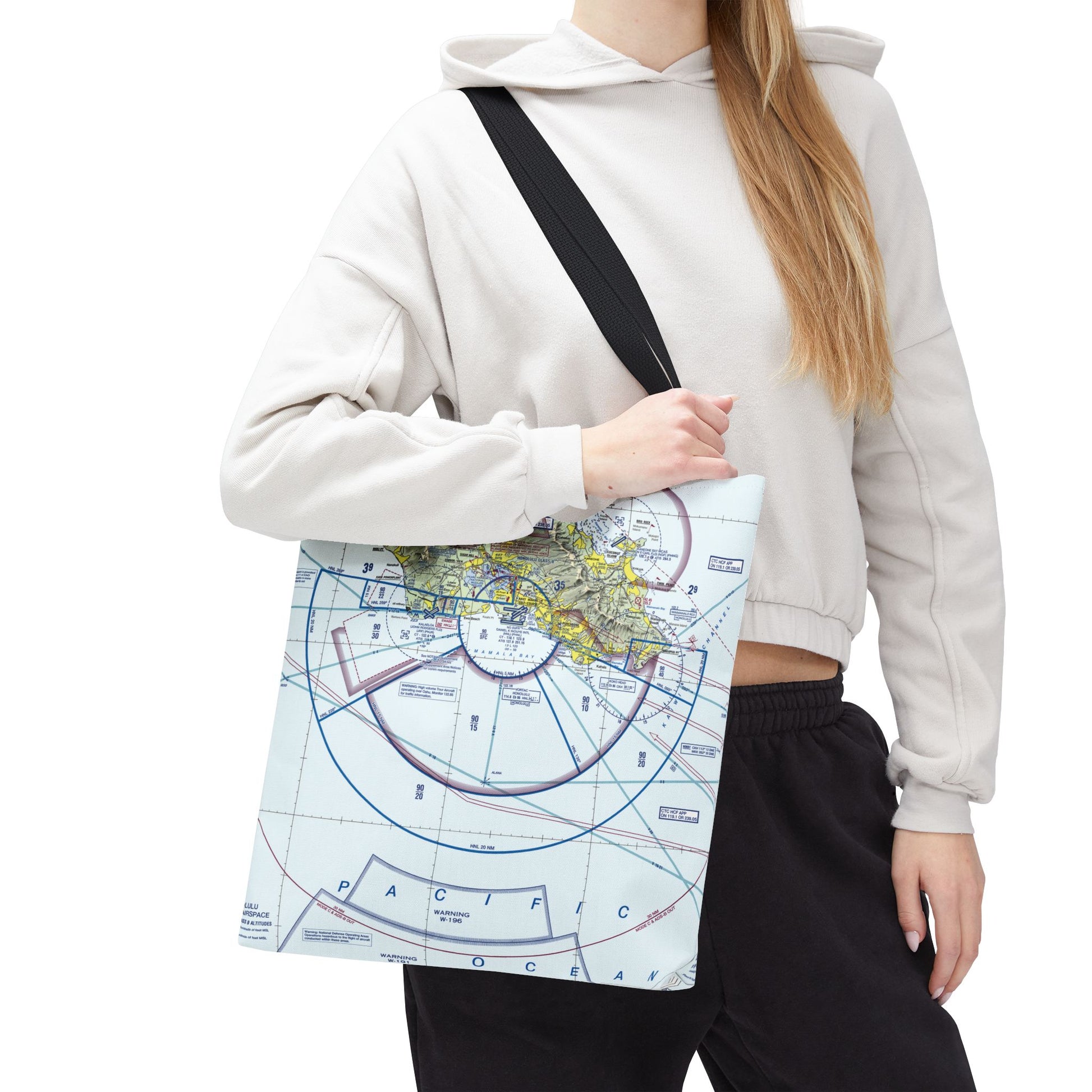 Honolulu Sectional Chart tote bag