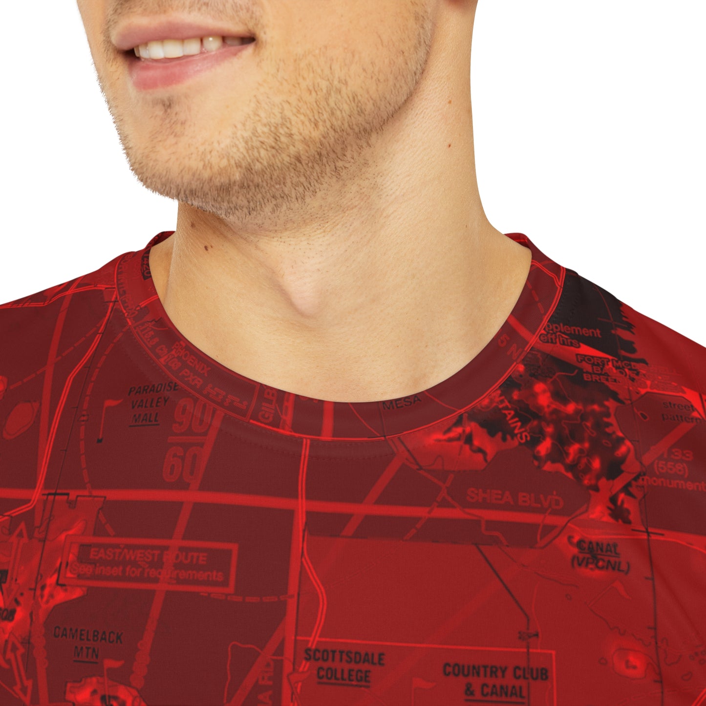 Phoenix TAC Chart (red) men's polyester shirt