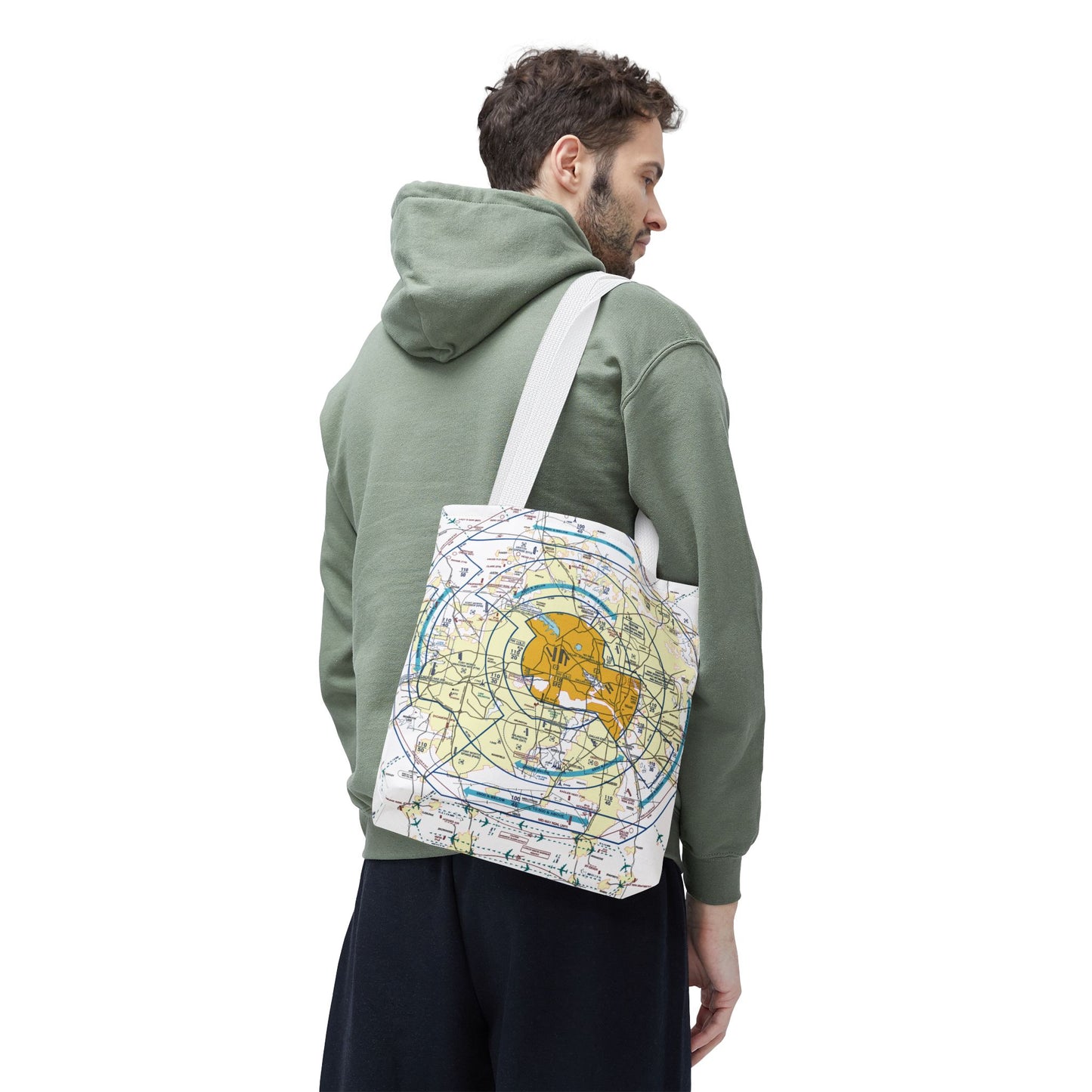 Dallas - Ft. Worth Flyway Chart tote bag