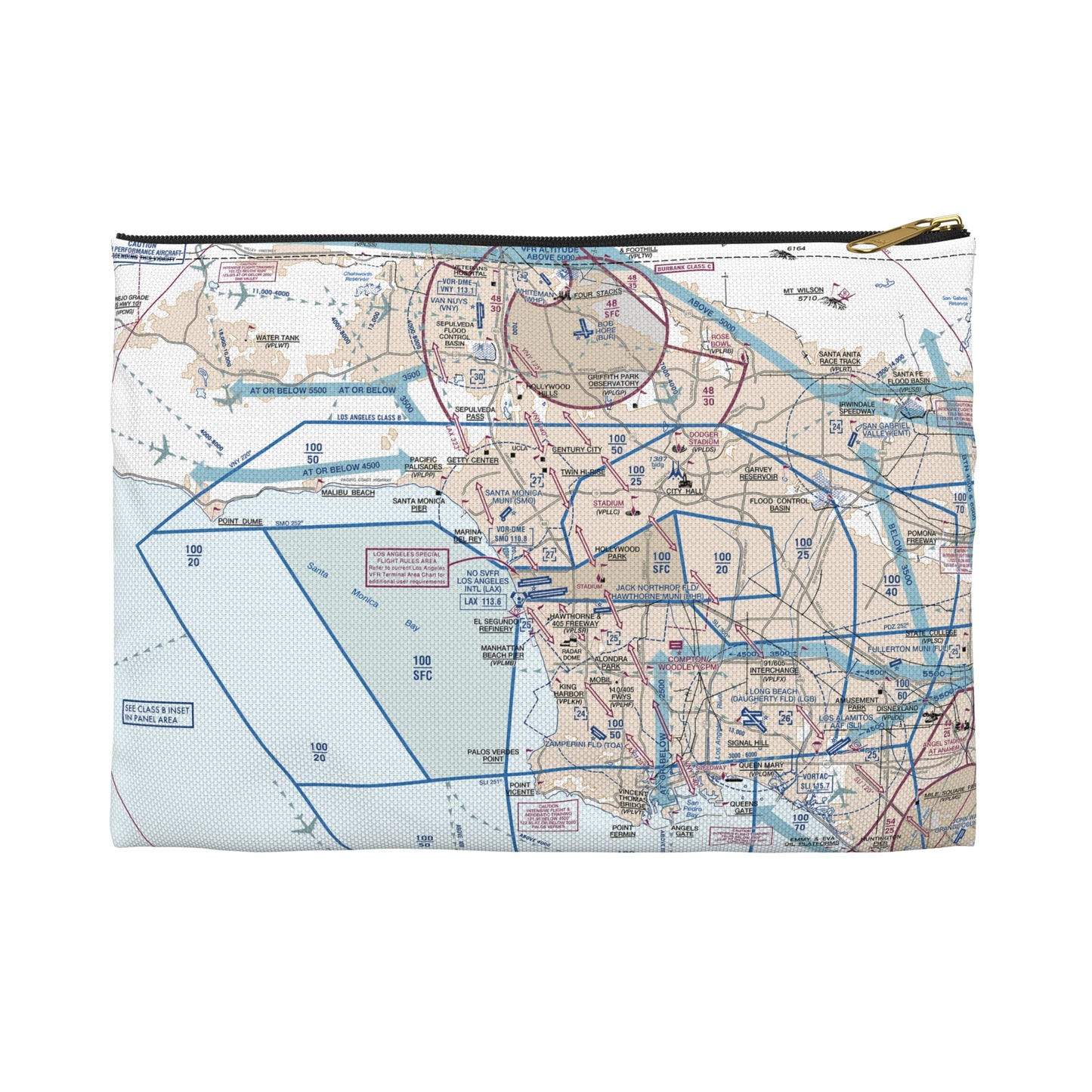LAX Flyway Chart Accessory Pouch