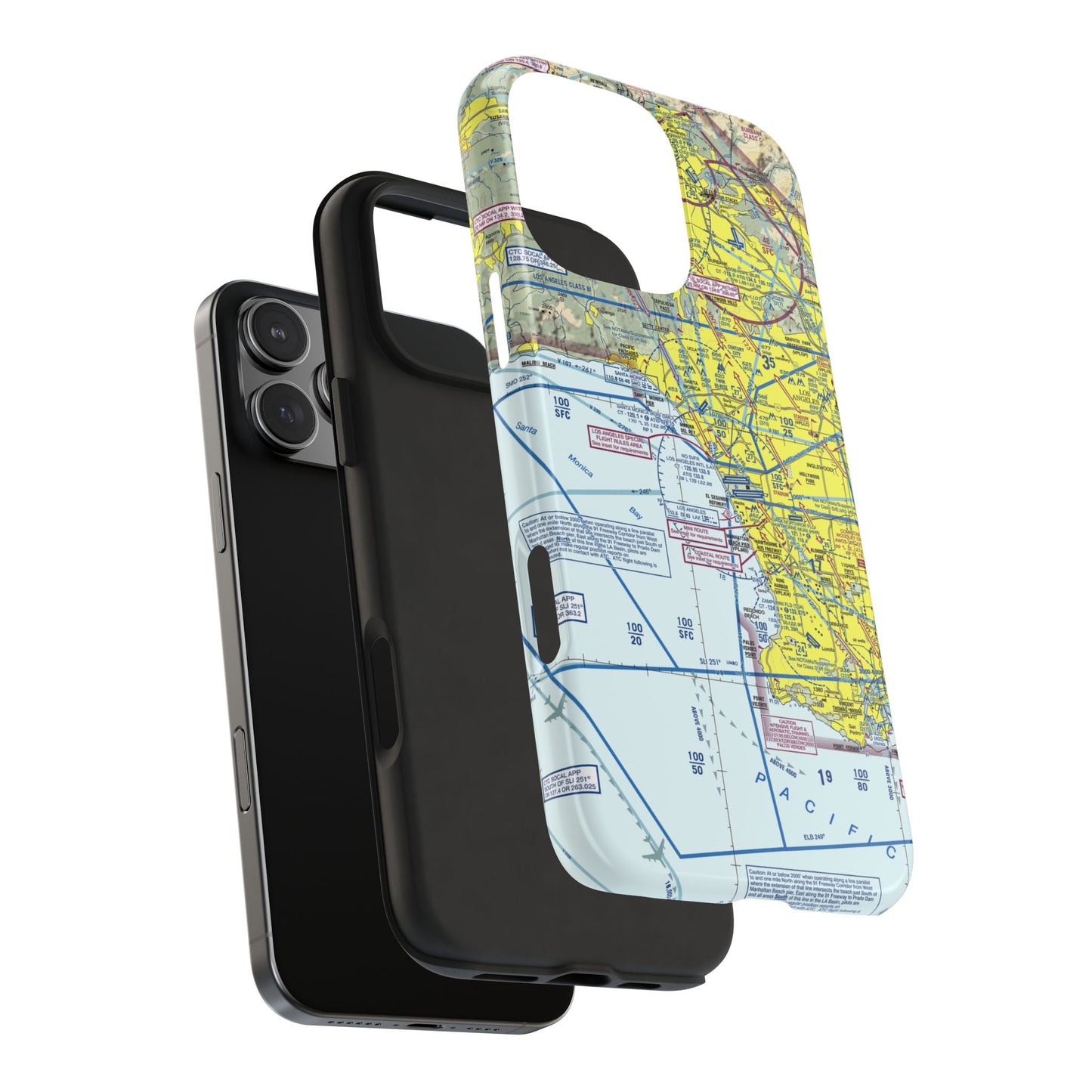 Los Angeles TAC Chart tough phone cases