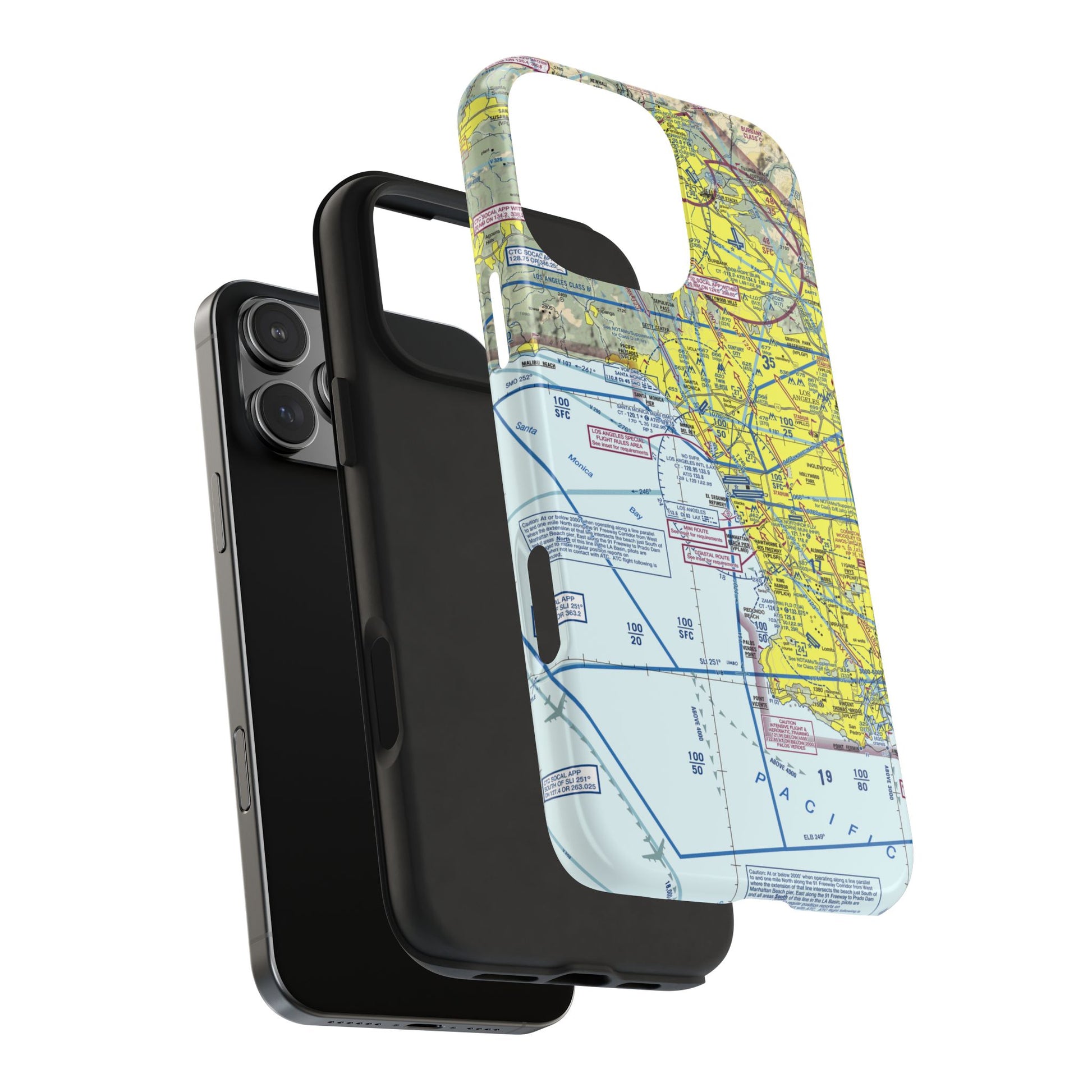 Los Angeles TAC Chart tough phone cases