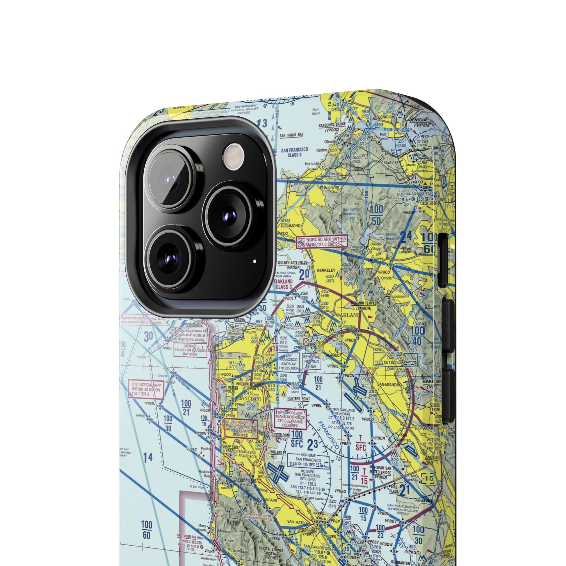 San Francisco TAC Chart tough phone cases