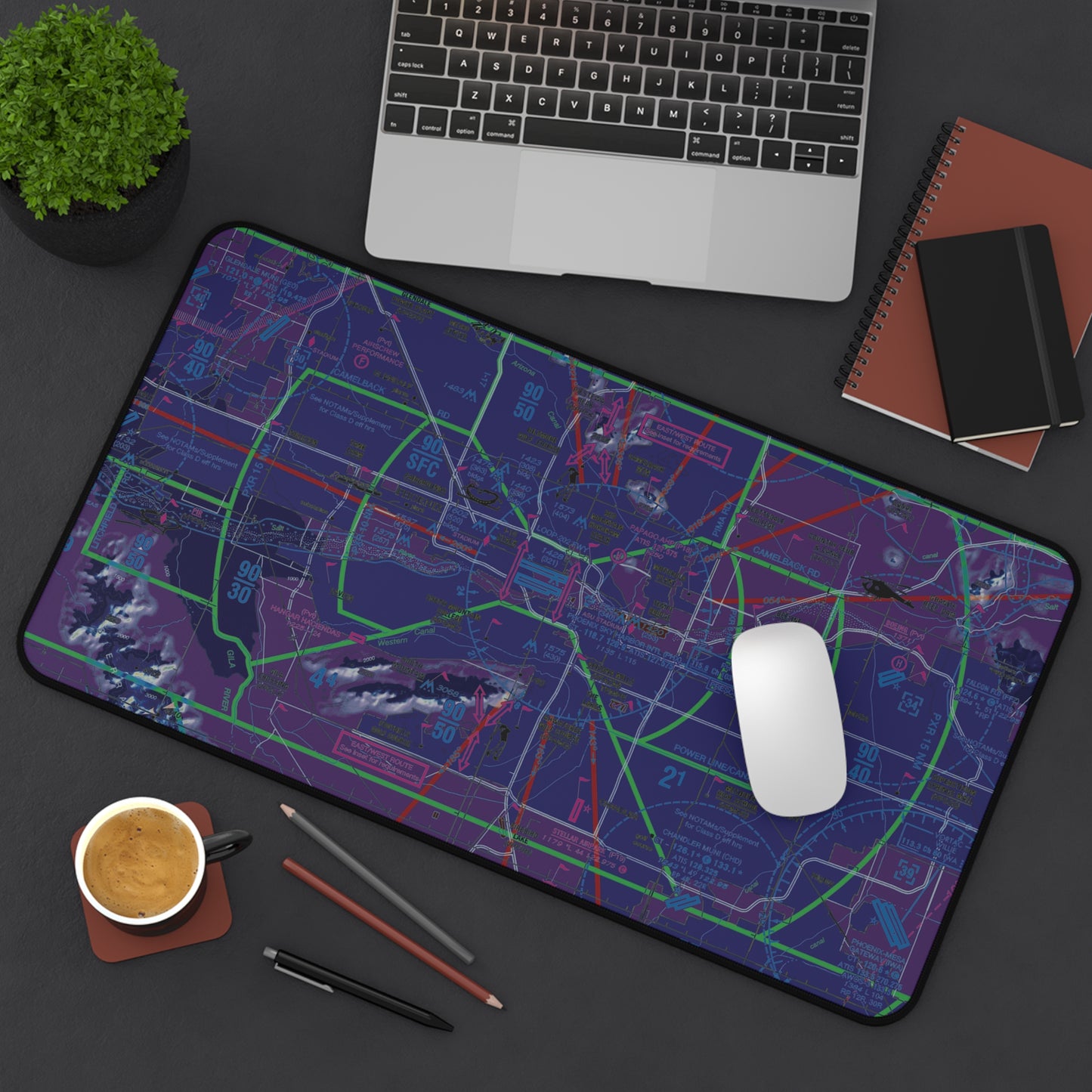 Phoenix Sky Harbor TAC Chart desk mat