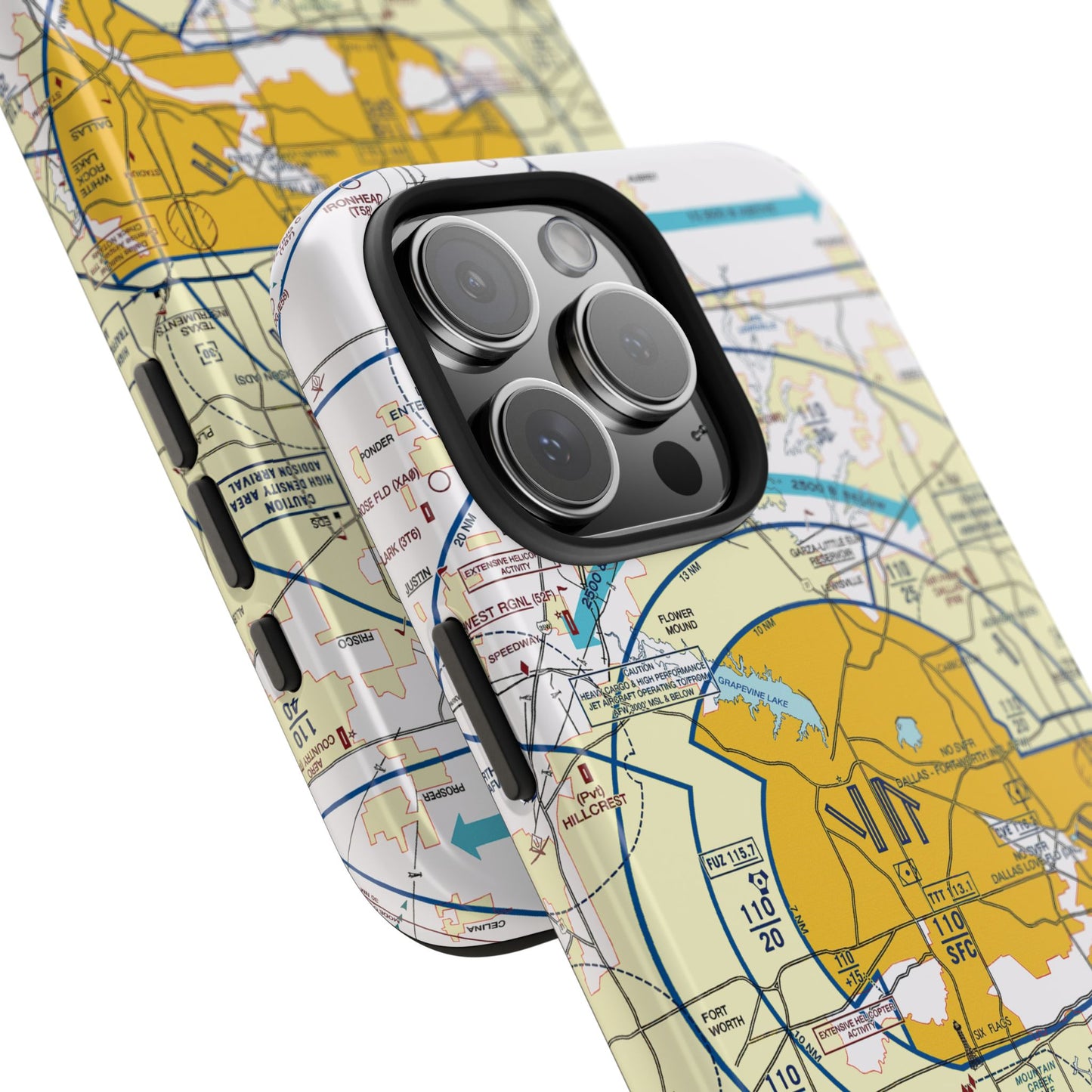 Dallas - Ft. Worth Flyway Chart tough phone cases