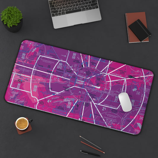 Phoenix Sky Harbor TAC Chart desk mat (purple)