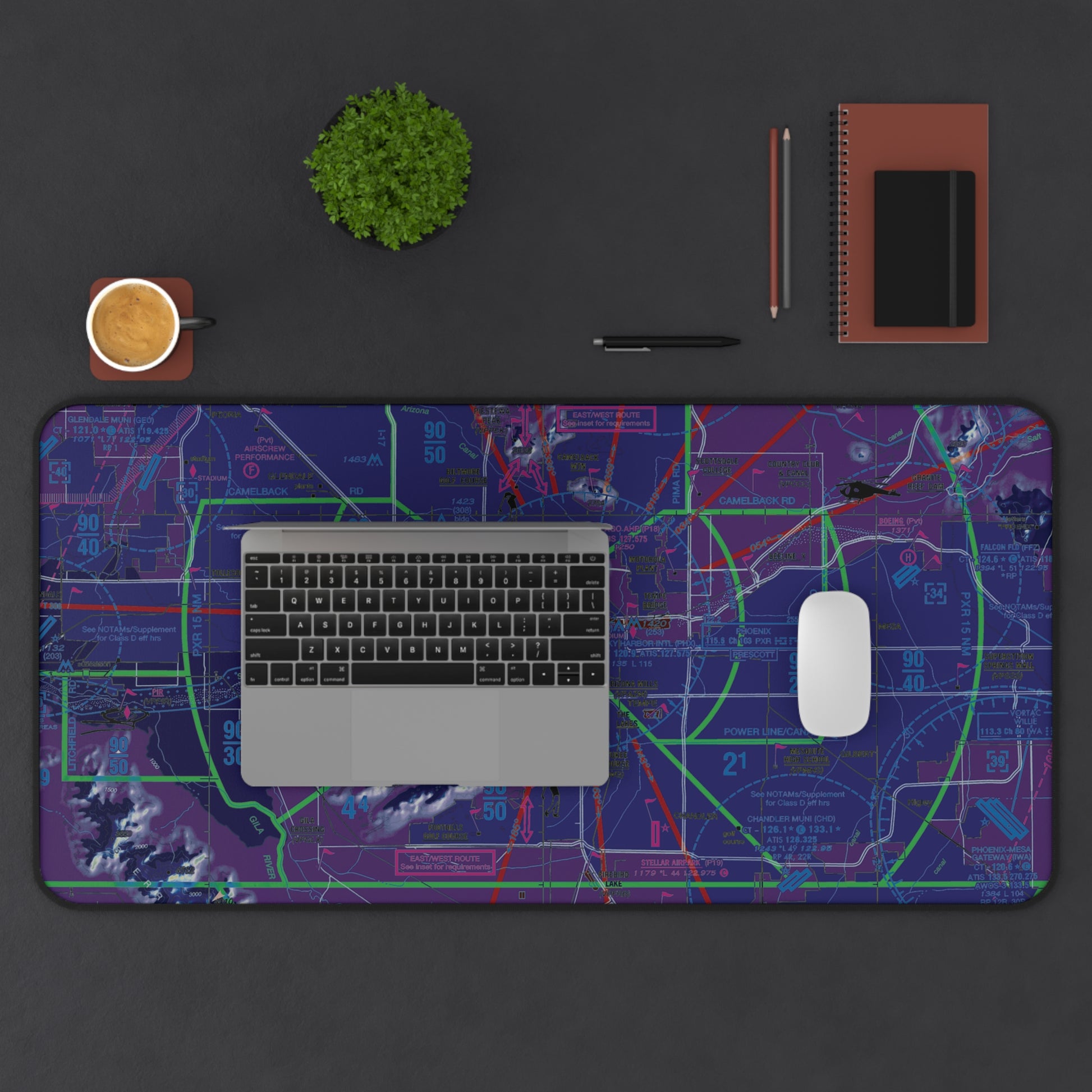 Phoenix Sky Harbor TAC Chart desk mat