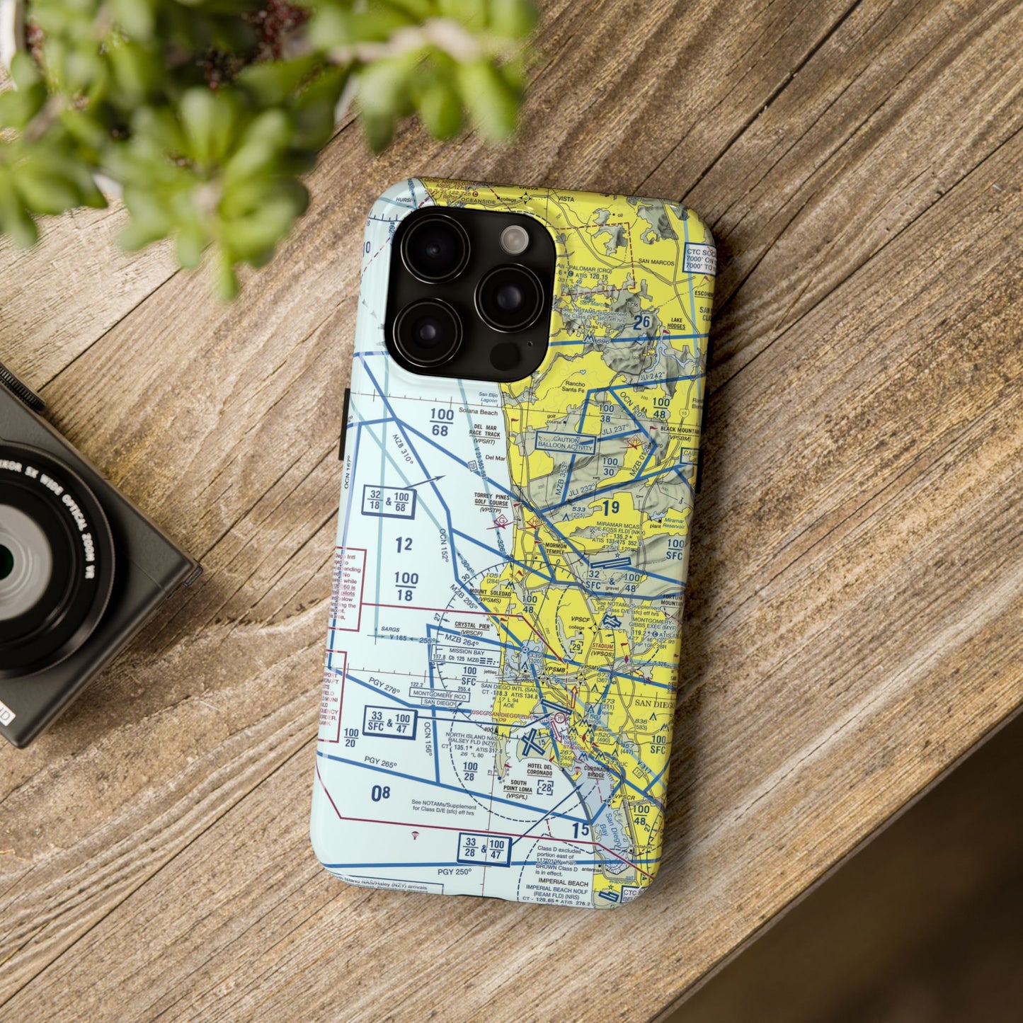 San Diego TAC Chart tough phone cases