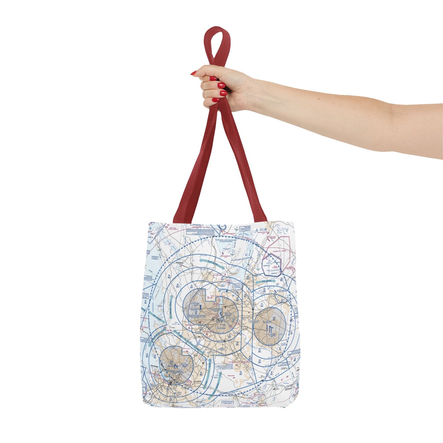 Baltimore-Washington Flyway Chart Chart tote bag