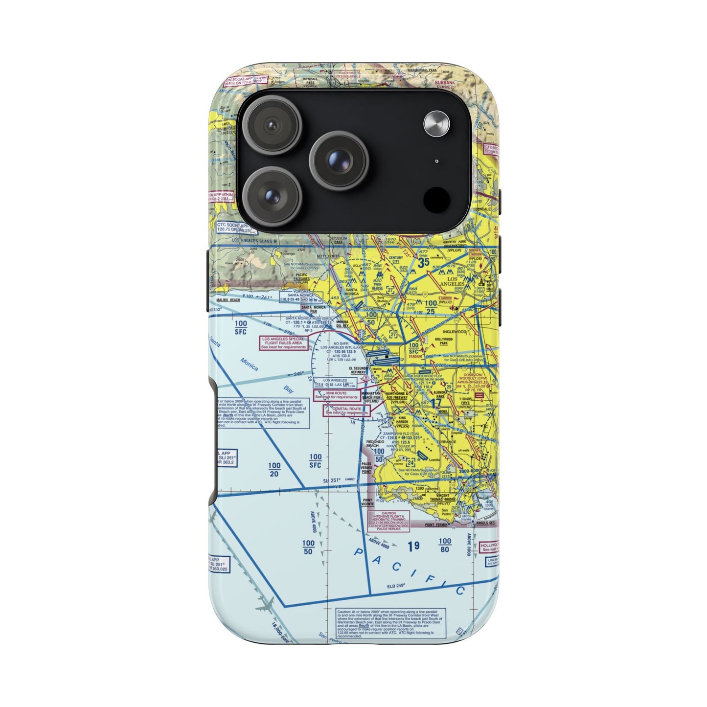 Los Angeles TAC Chart tough phone cases