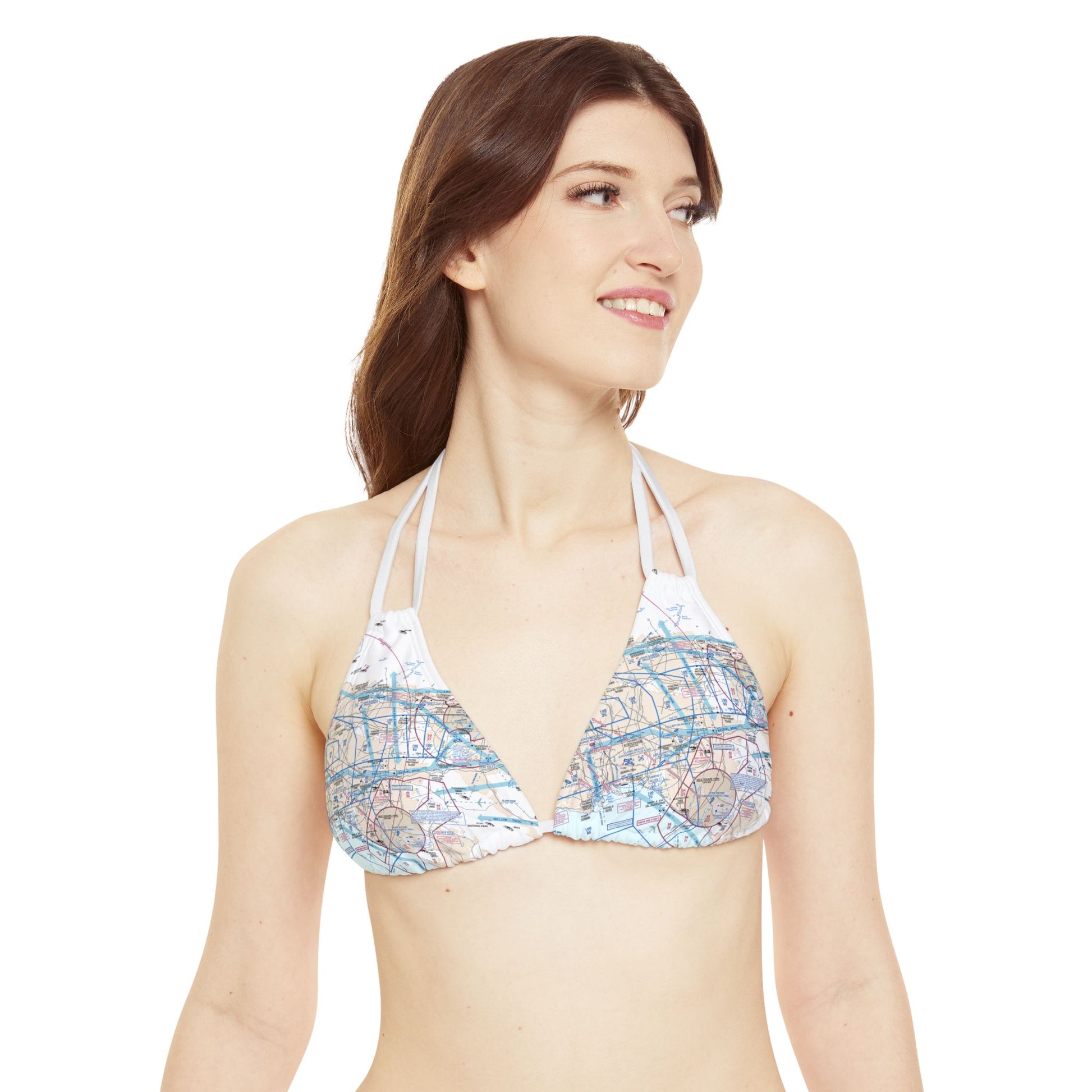 LAX Flyway Chart strappy bikini set