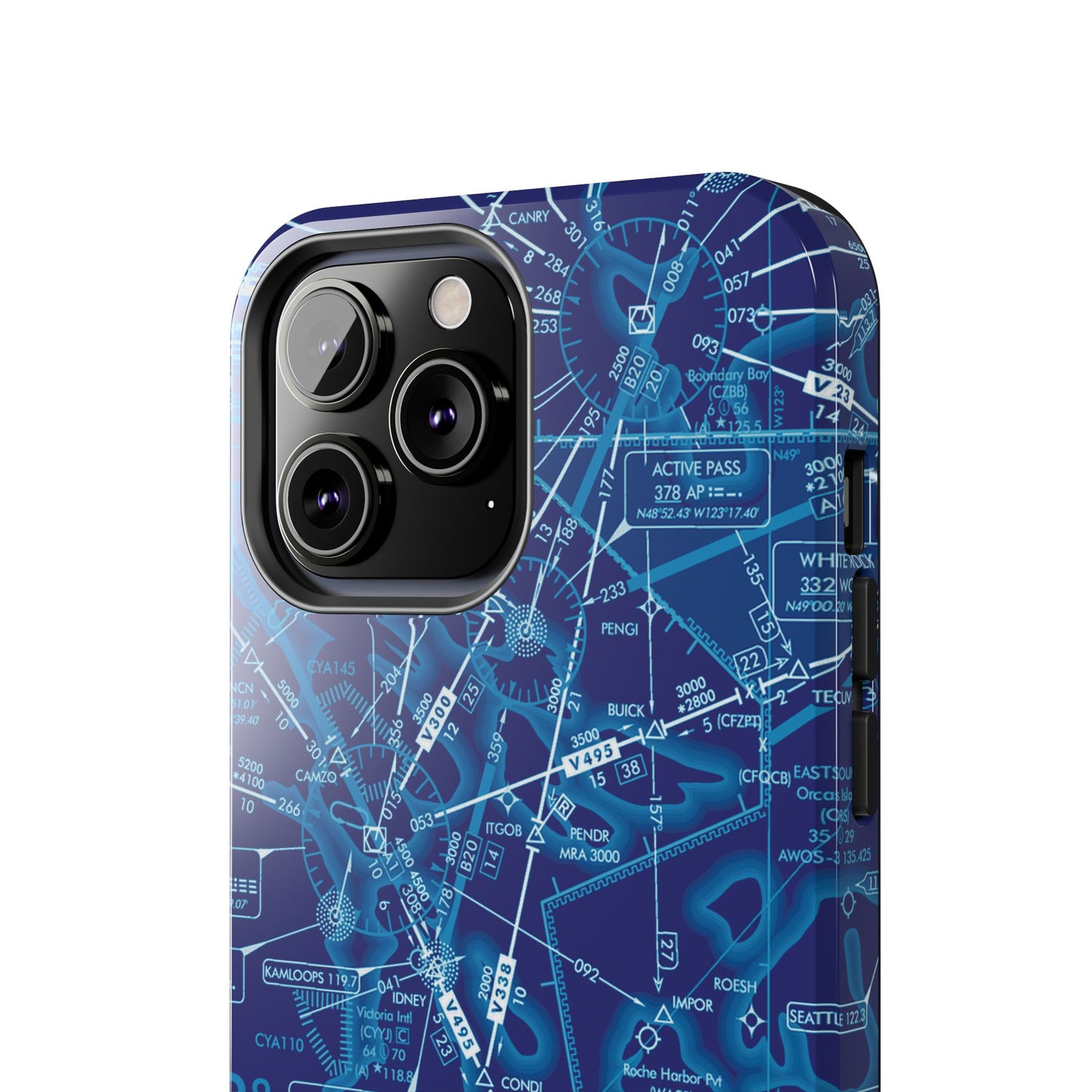 Enroute Low Altitude Chart tough phone cases (ELUS1/blue)