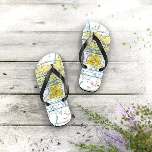 Aeronautical Chart Flip-Flops (ATL)