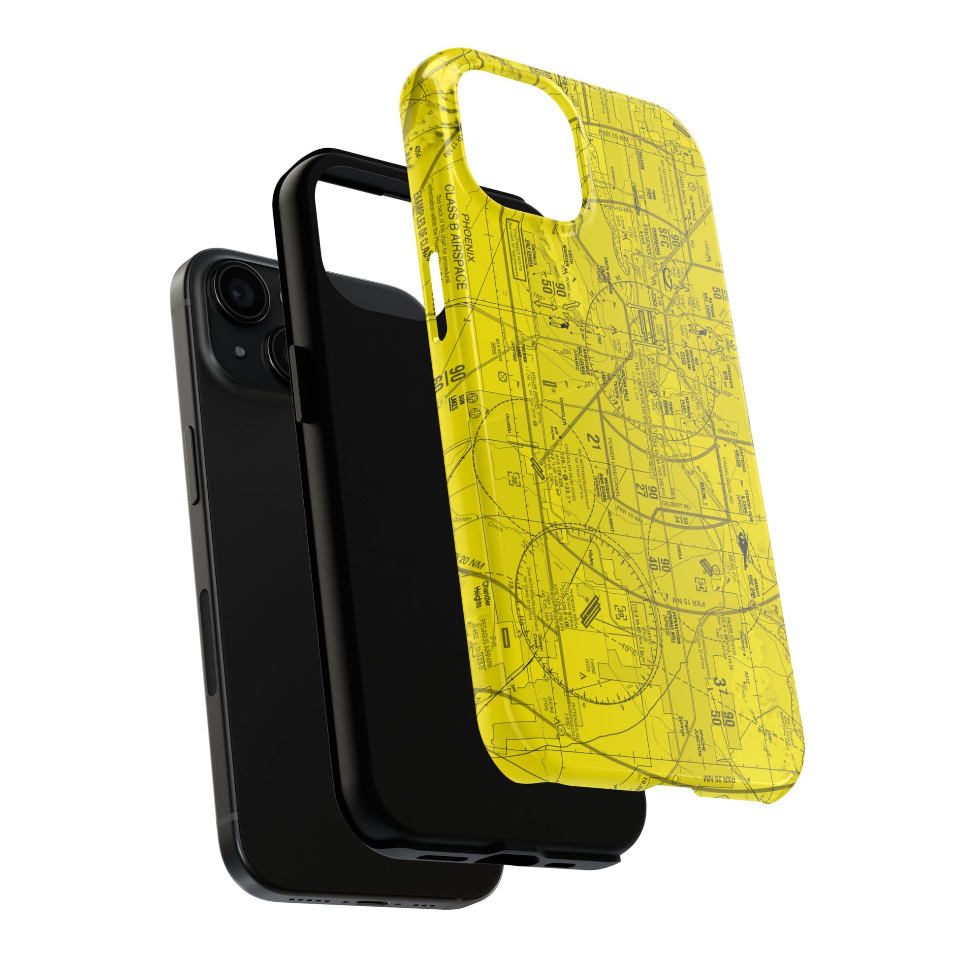 Phoenix TAC Chart tough phone cases (yellow)