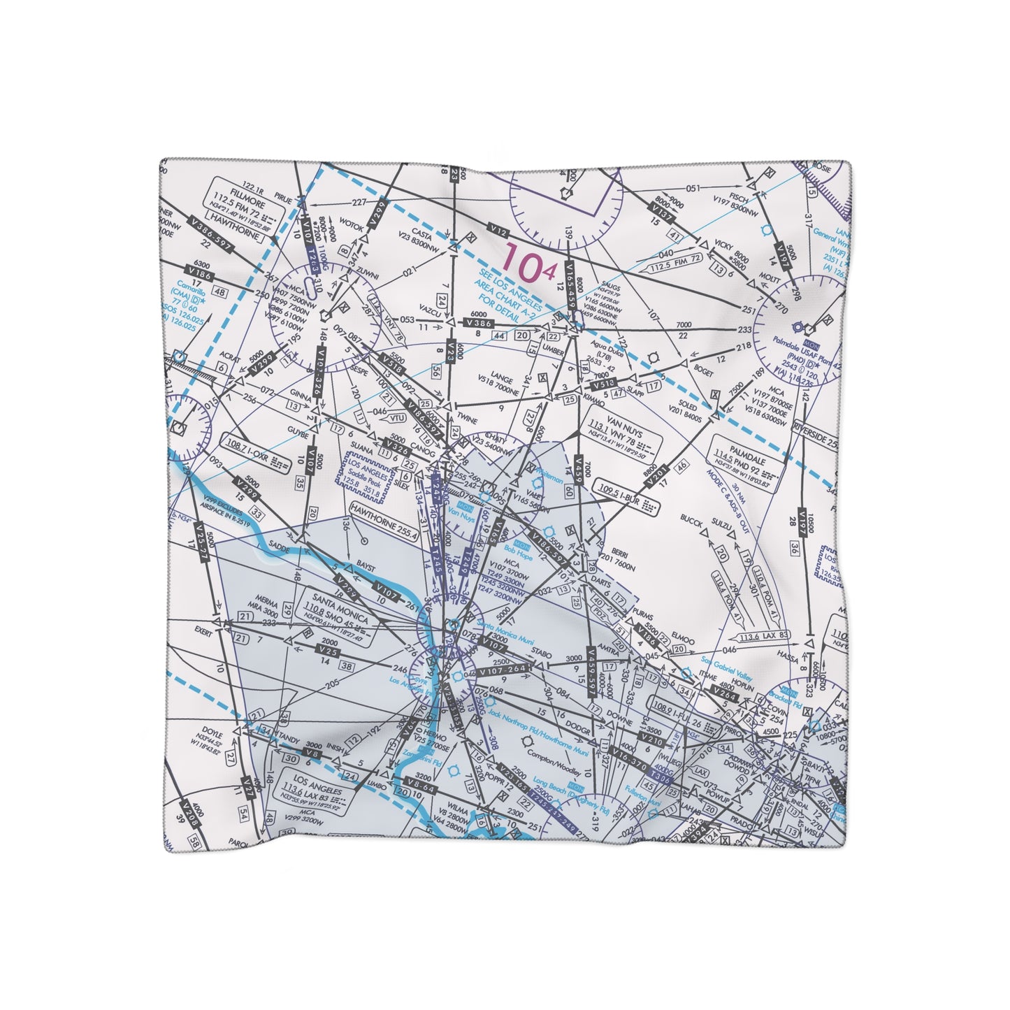Enroute Low Altitude (ELUS3) Chart poly scarf
