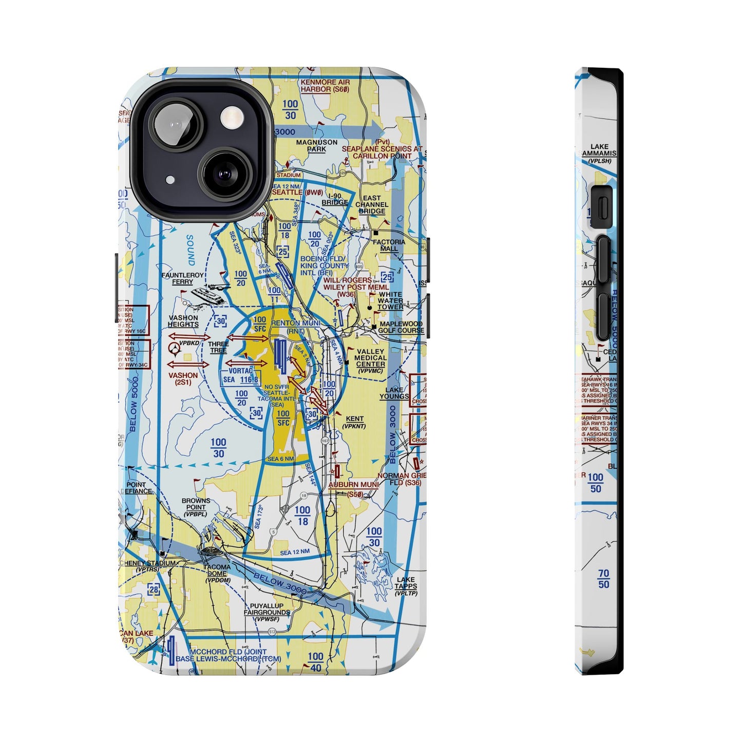 Seattle Flyway Chart tough phone cases