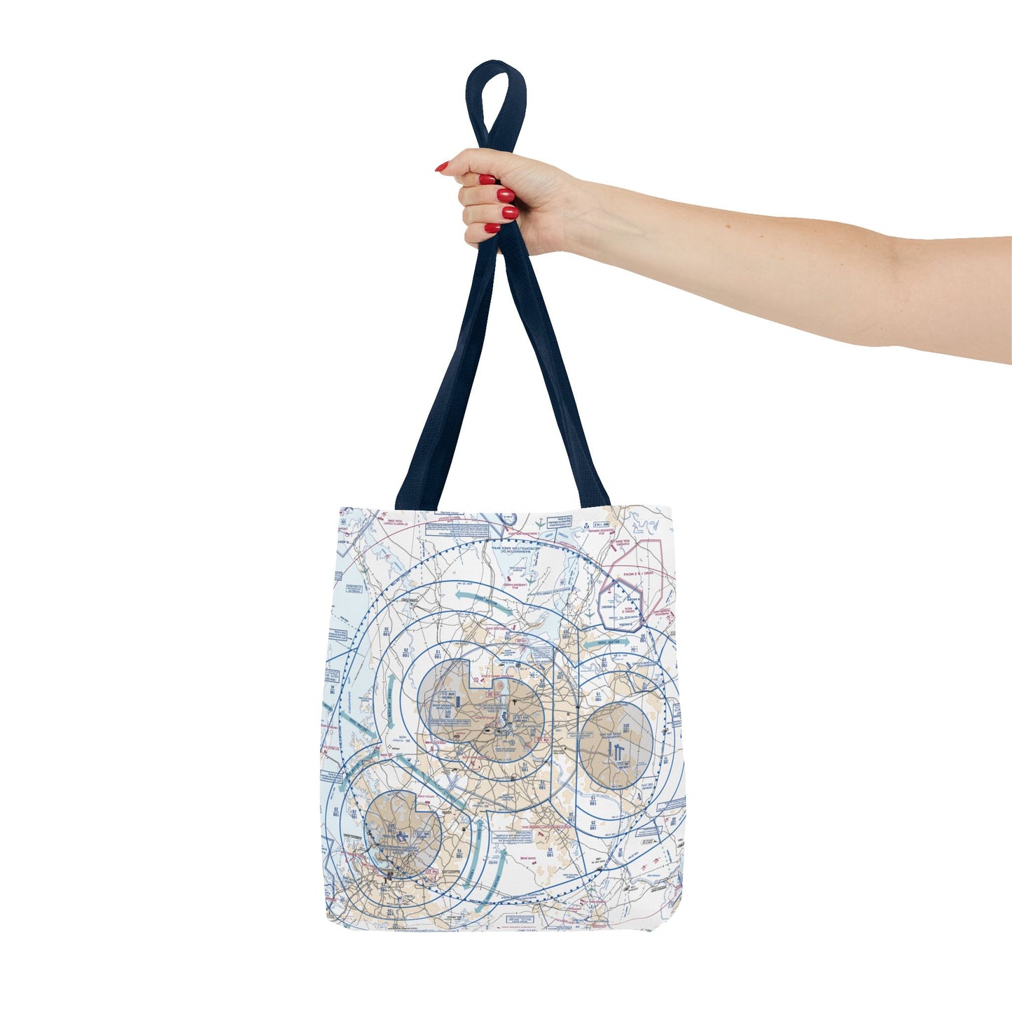 Baltimore-Washington Flyway Chart Chart tote bag