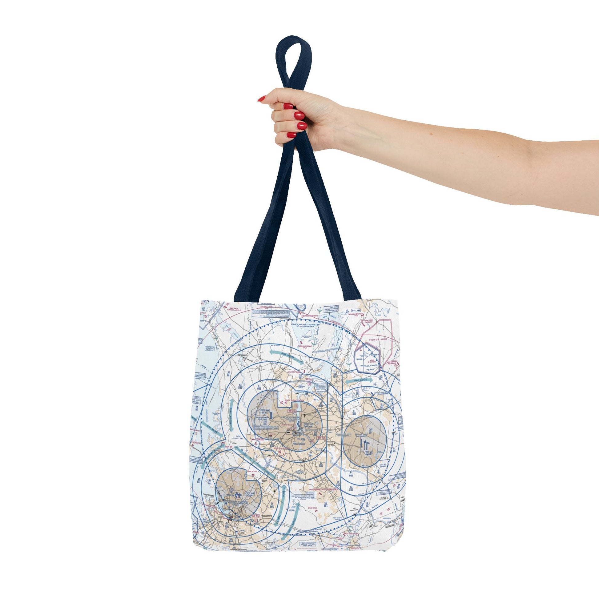 Baltimore-Washington Flyway Chart Chart tote bag