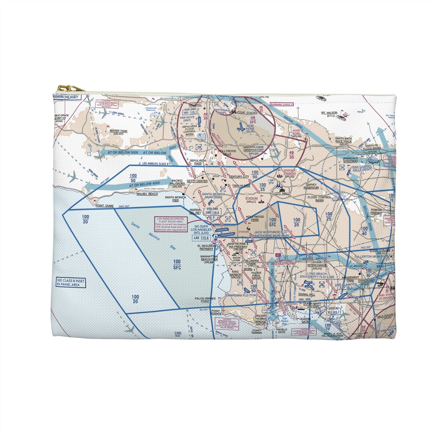 LAX Flyway Chart Accessory Pouch