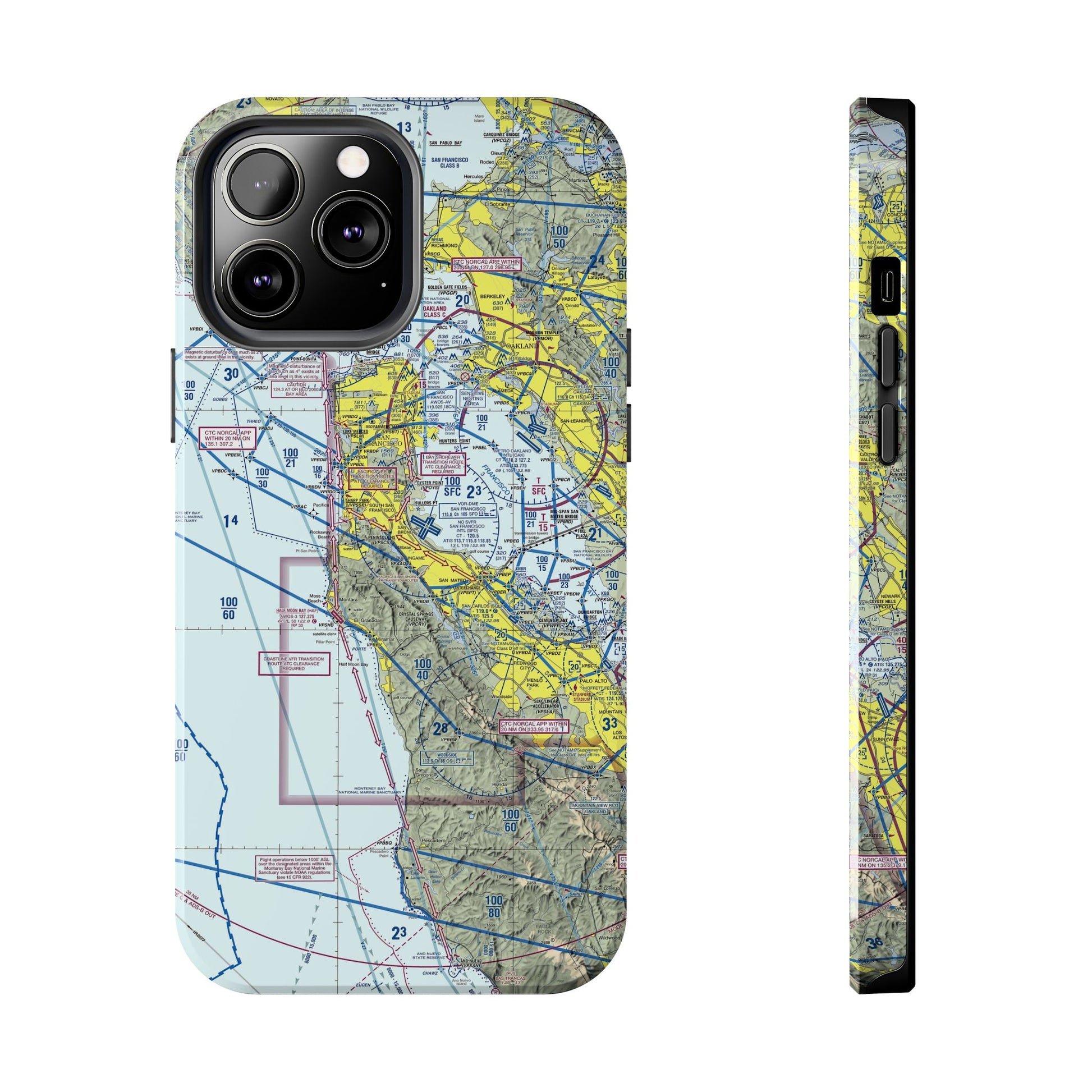 San Francisco TAC Chart tough phone cases