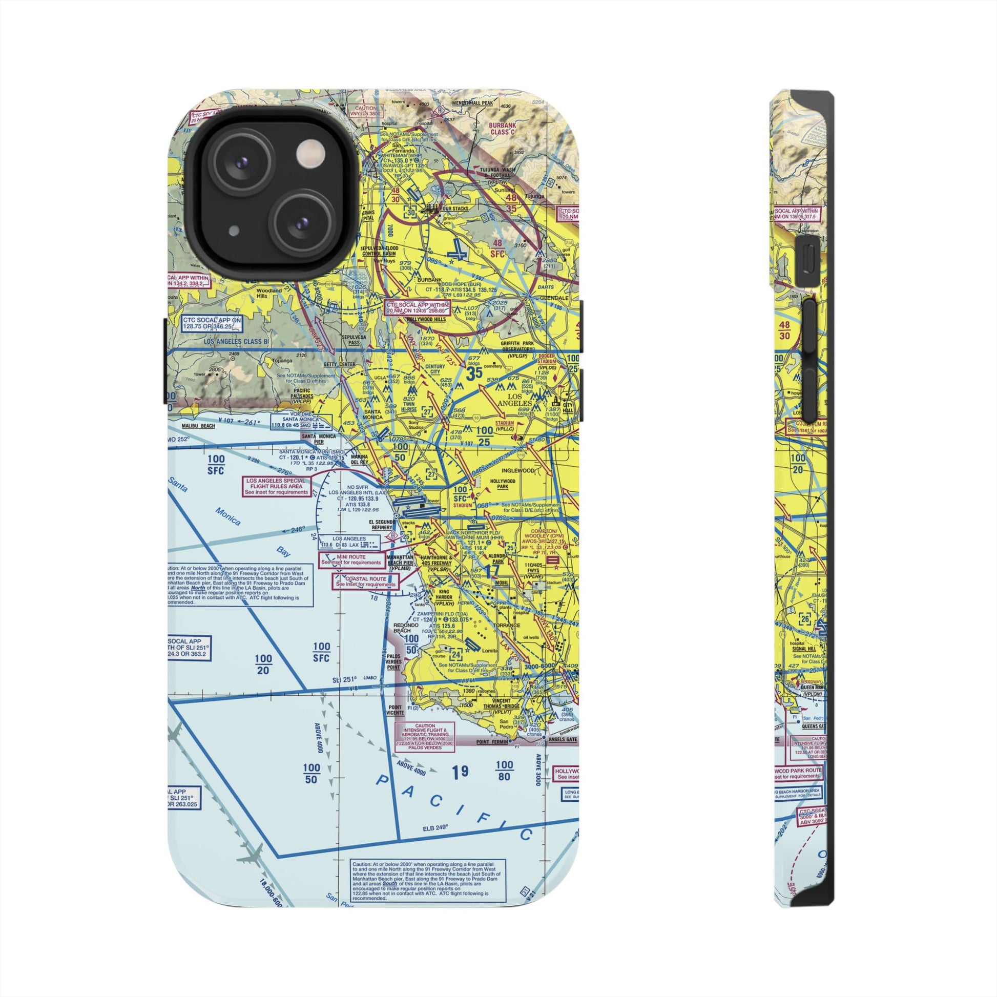 Los Angeles TAC Chart tough phone cases