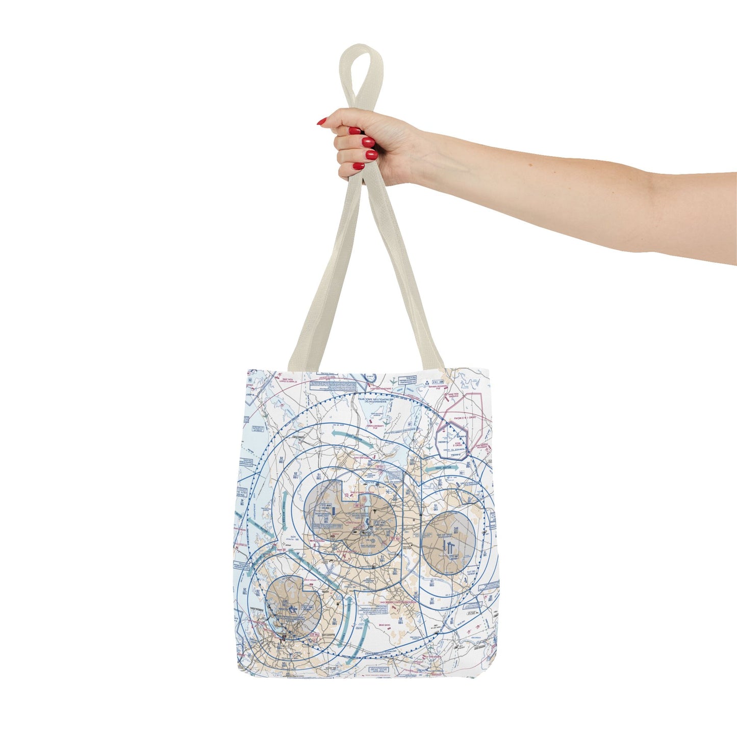 Baltimore-Washington Flyway Chart Chart tote bag