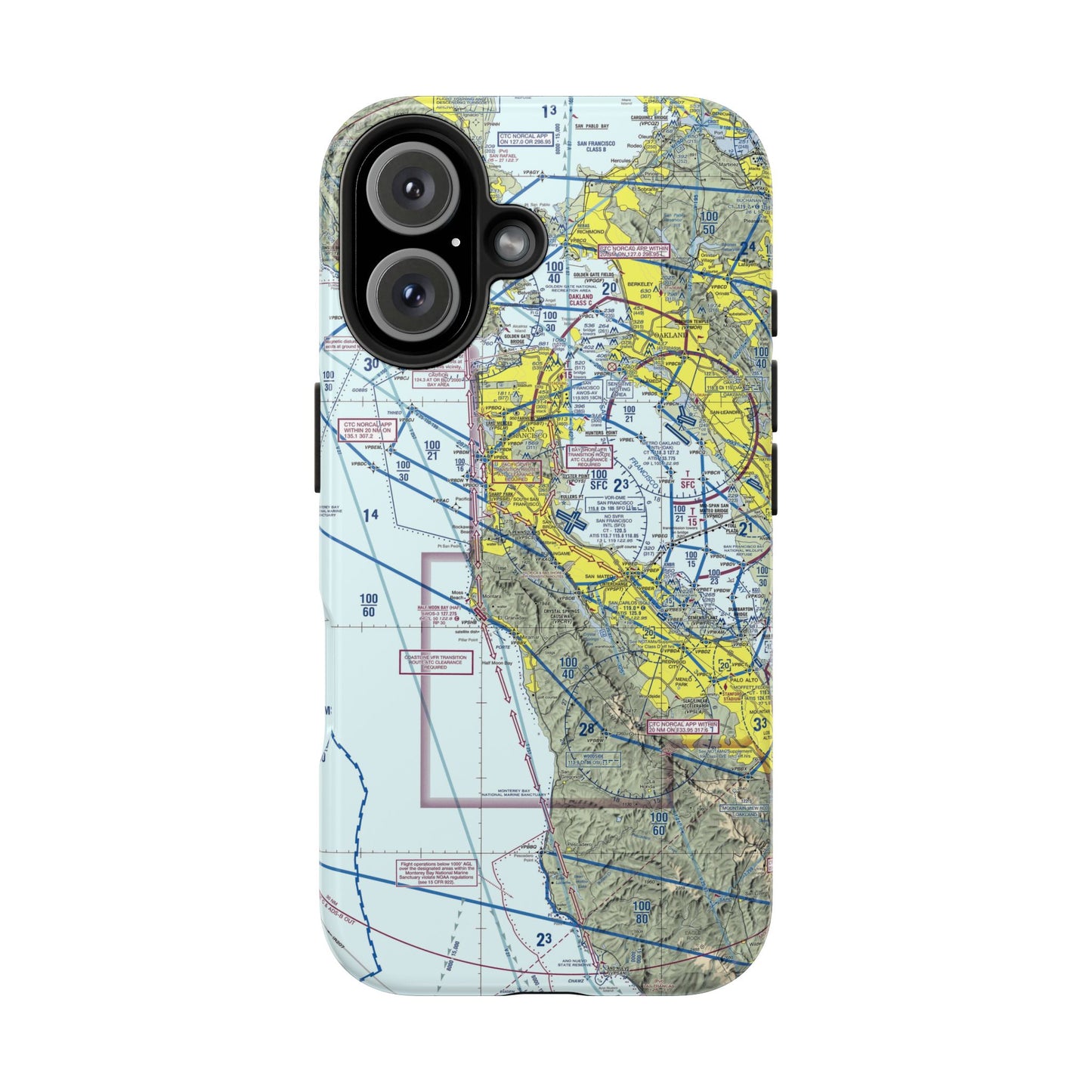 San Francisco TAC Chart tough phone cases