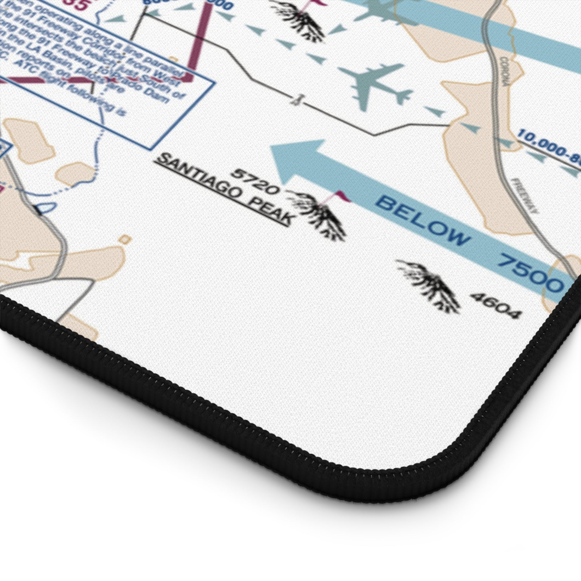 LAX Flyway Chart desk mat