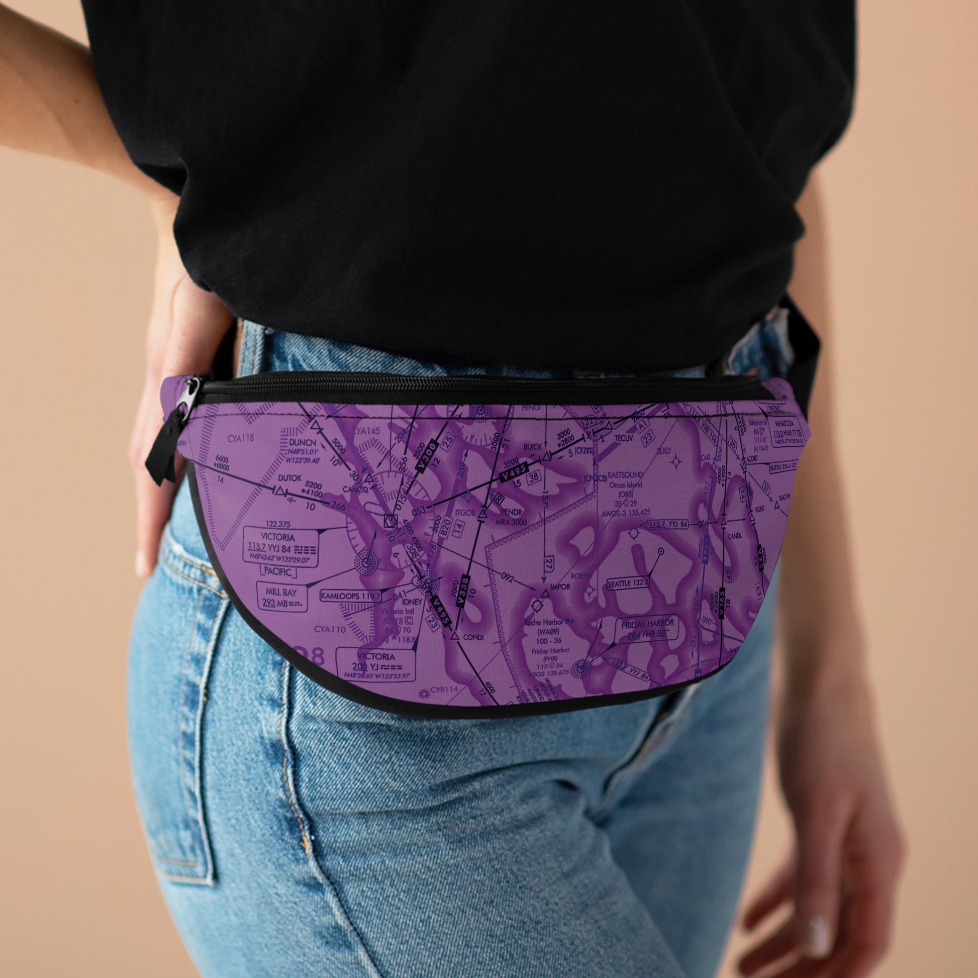 Enroute Low Altitude Chart fanny pack (ELUS1/purple)