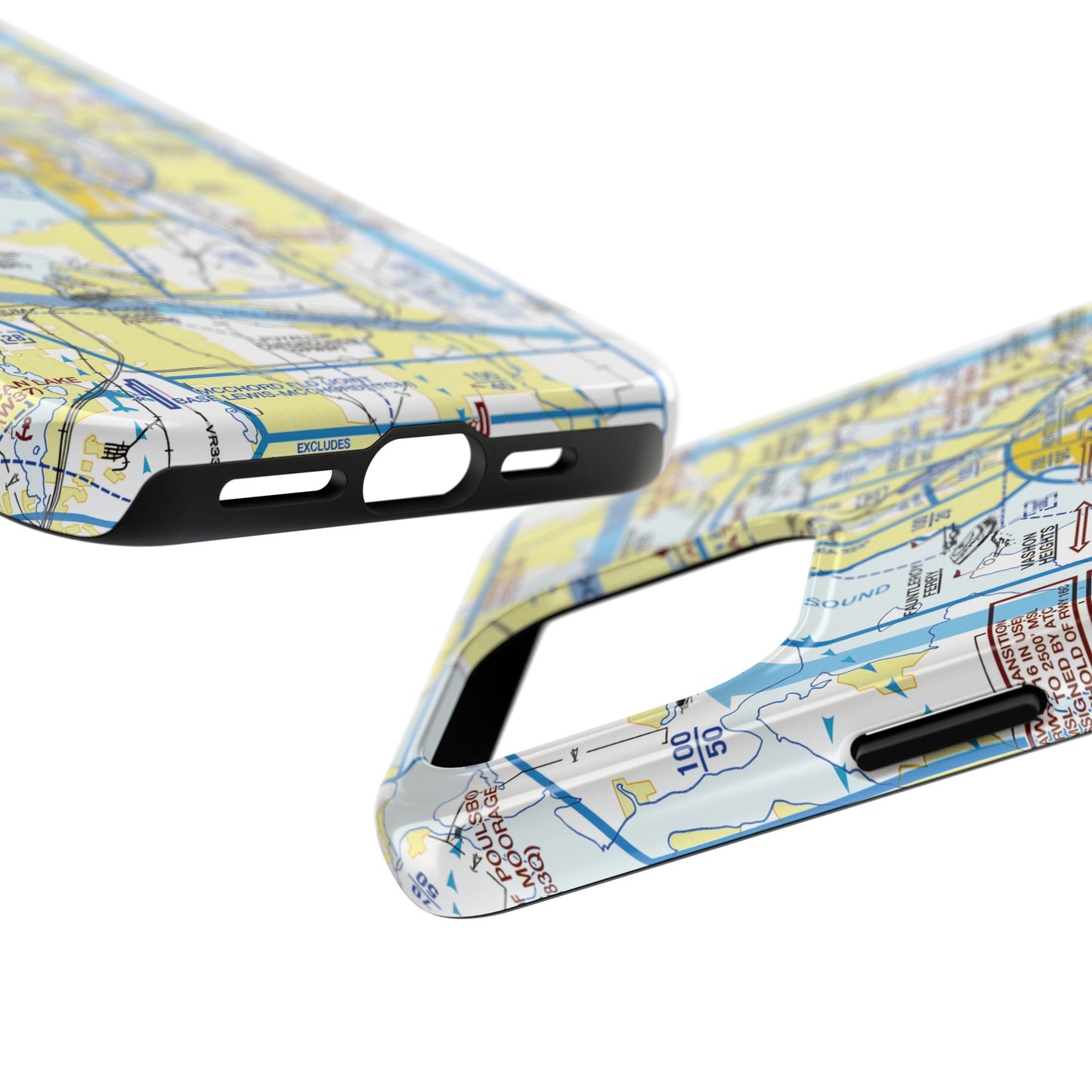 Seattle Flyway Chart tough phone cases