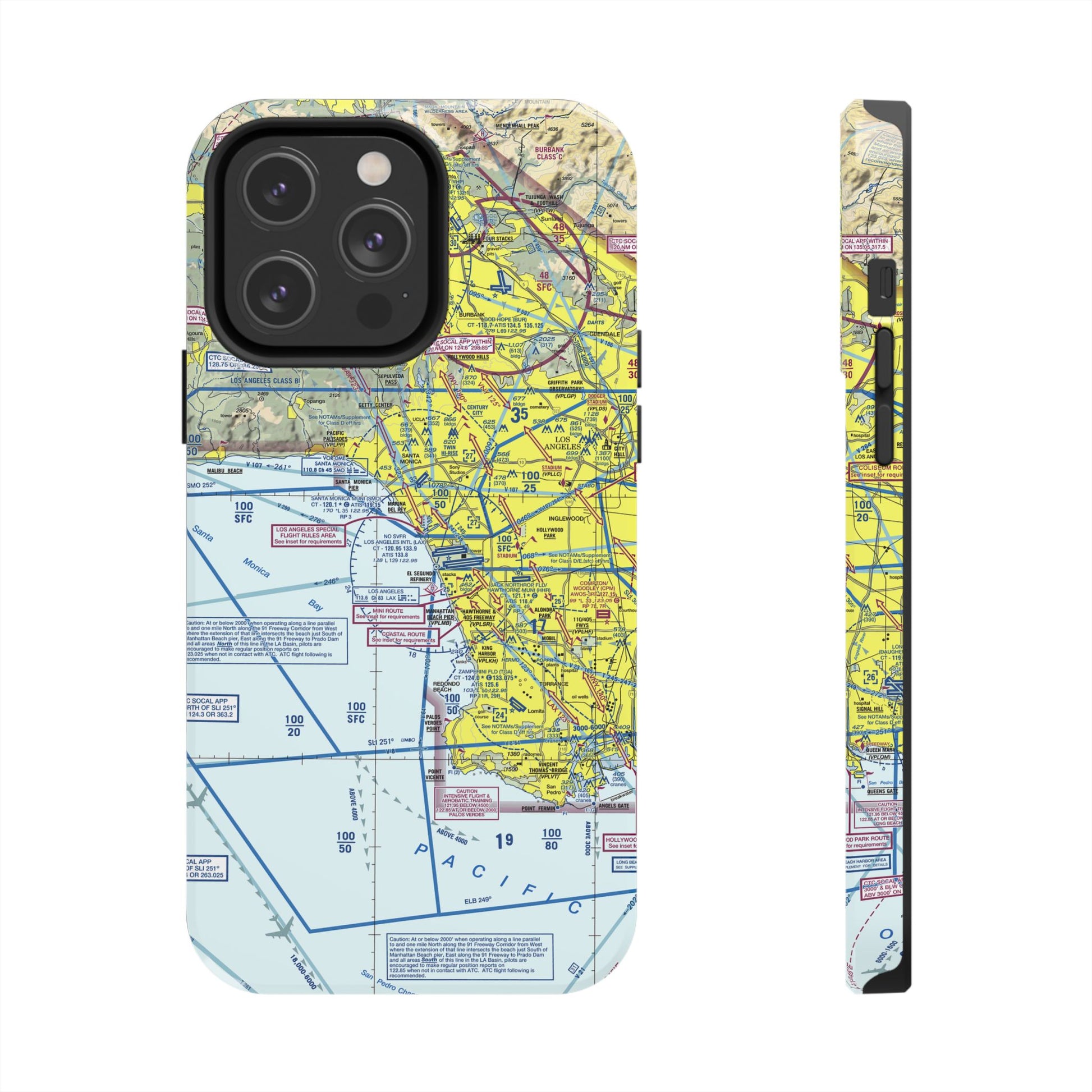 Los Angeles TAC Chart tough phone cases