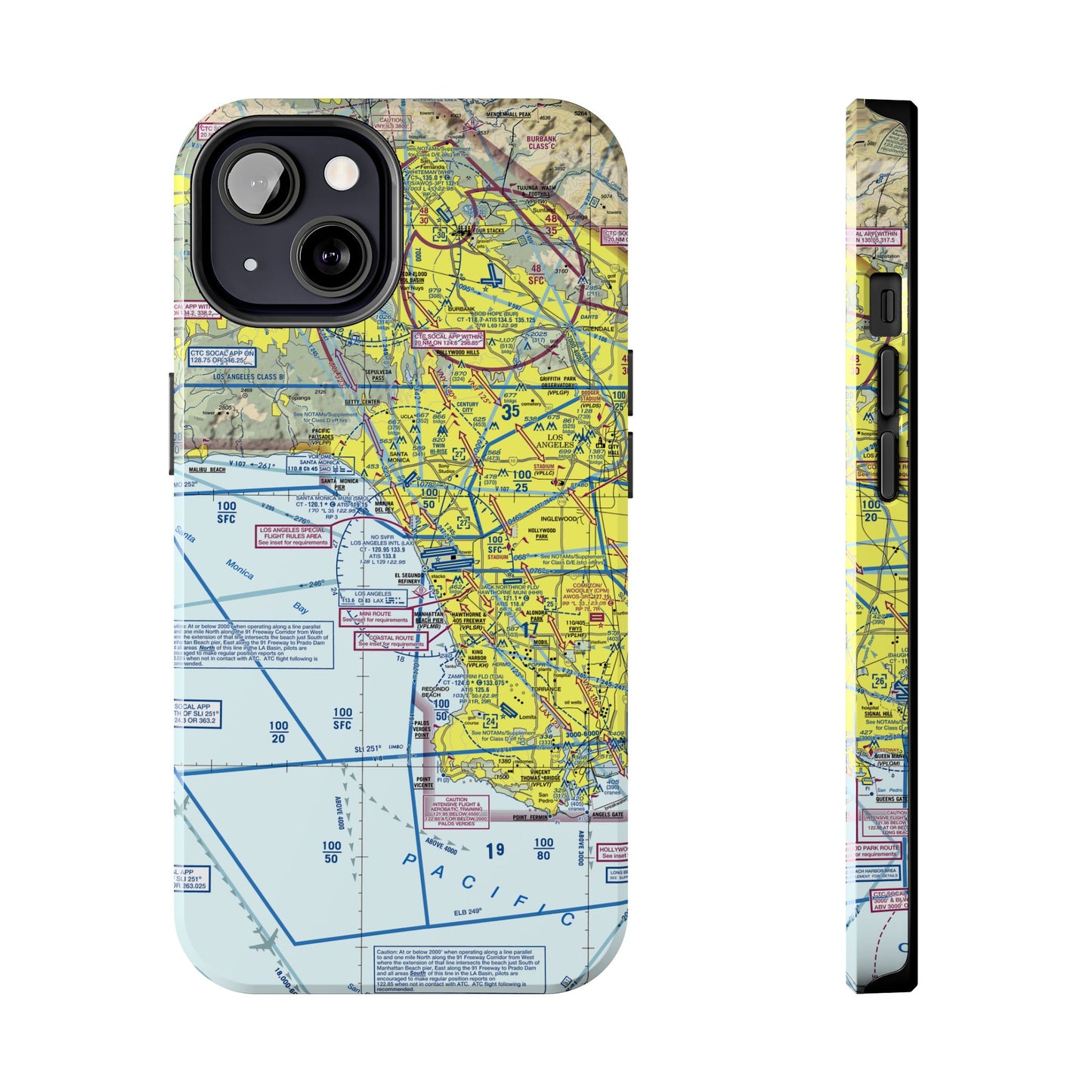 Los Angeles TAC Chart tough phone cases