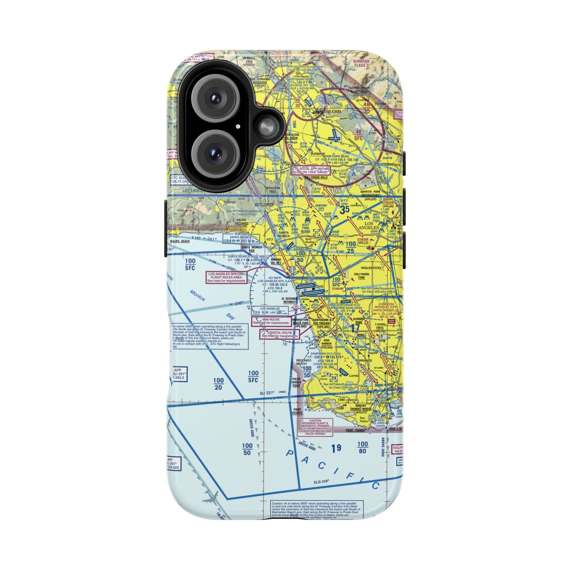 Los Angeles TAC Chart tough phone cases