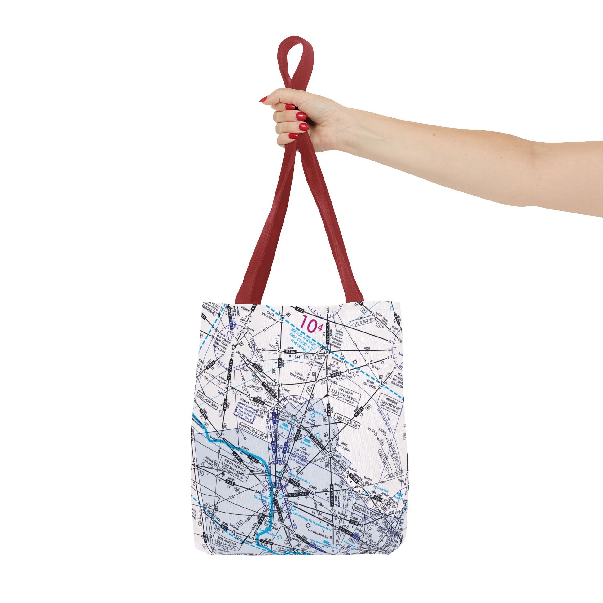Enroute Low Altitude Chart tote bag (ELUS3/white)