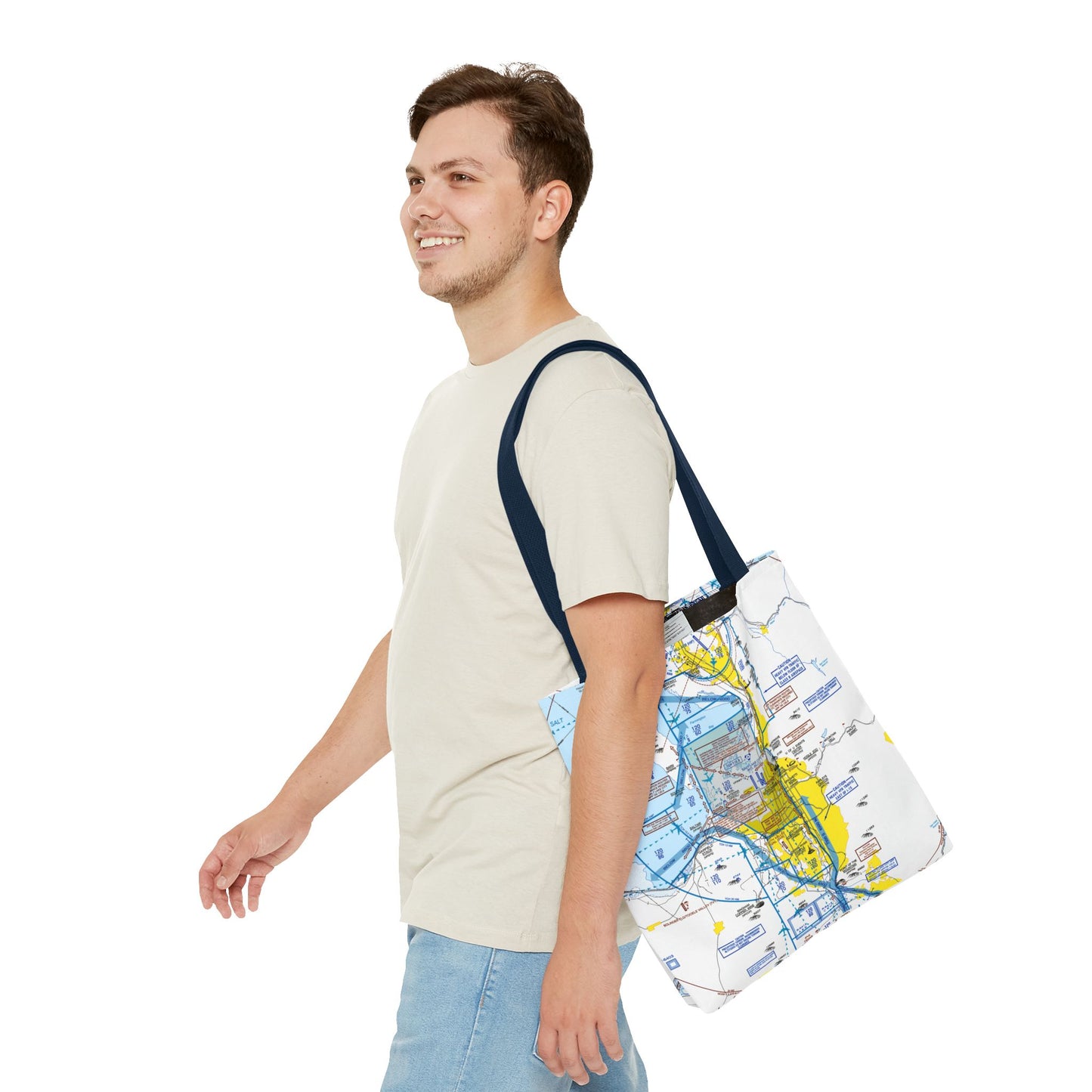 Salt Lake City Flyway Chart tote bag