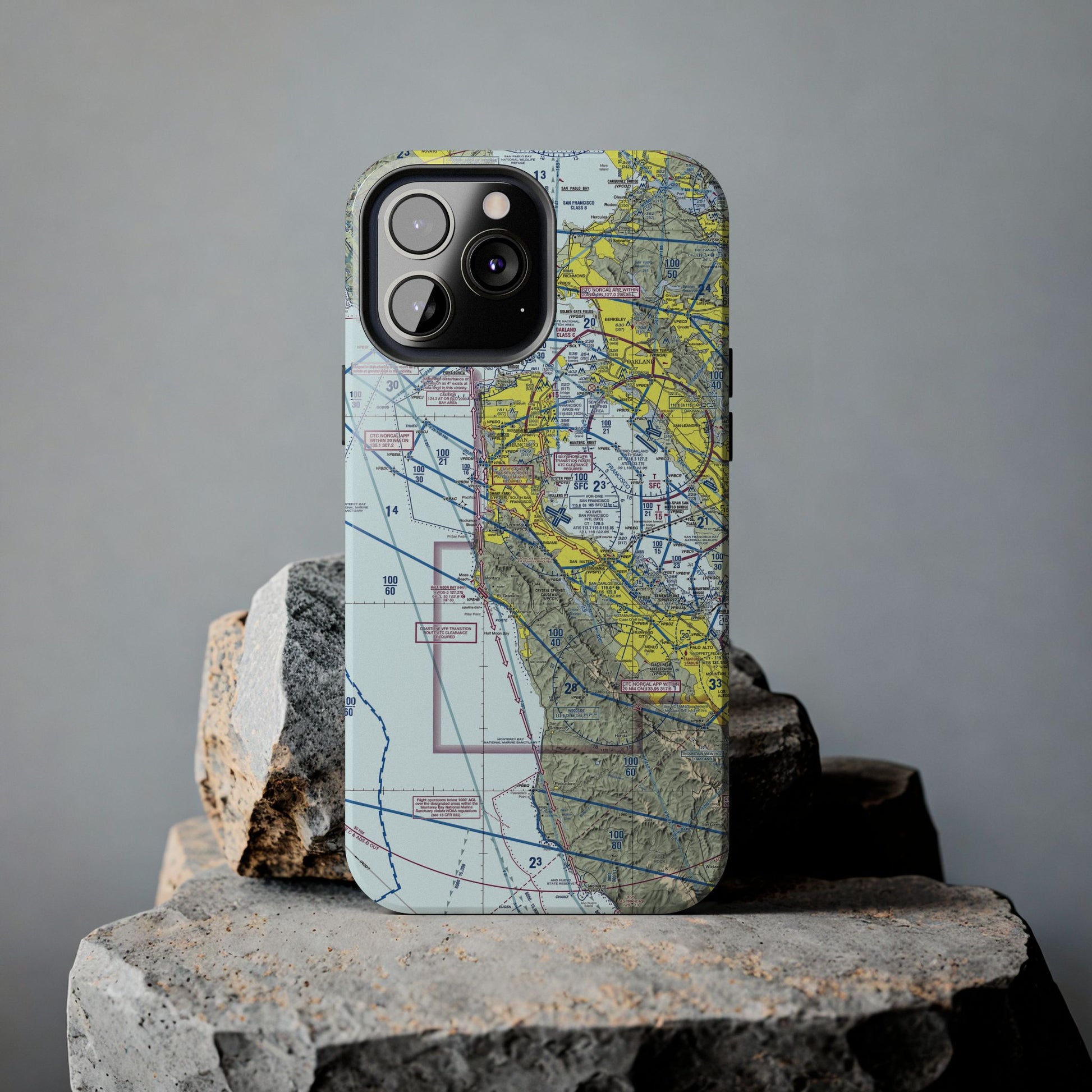 San Francisco TAC Chart tough phone cases