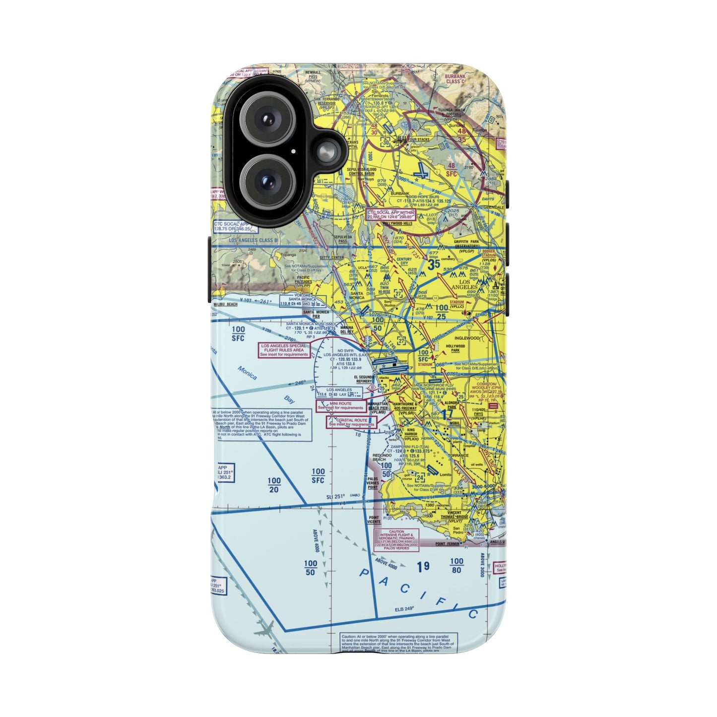Los Angeles TAC Chart tough phone cases
